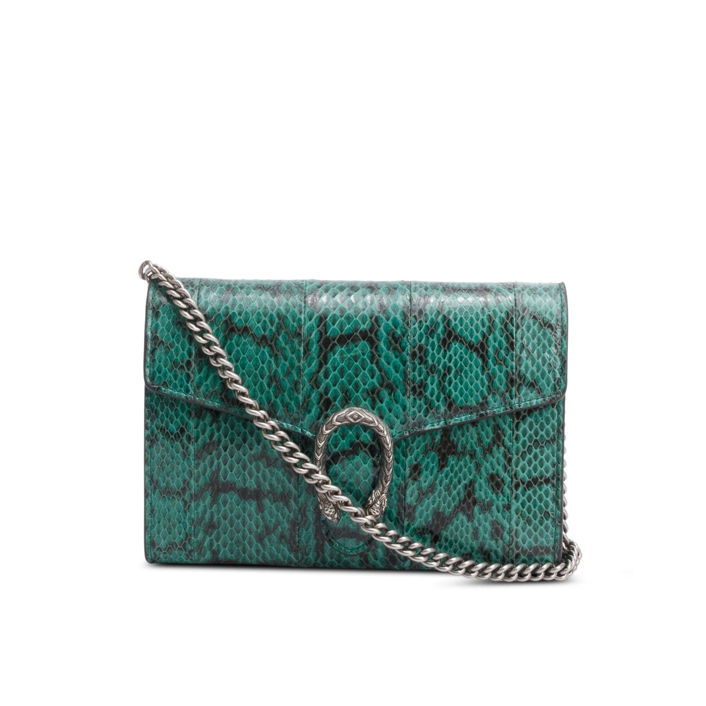 Gucci Green Python Dionysus Wallet on Chain