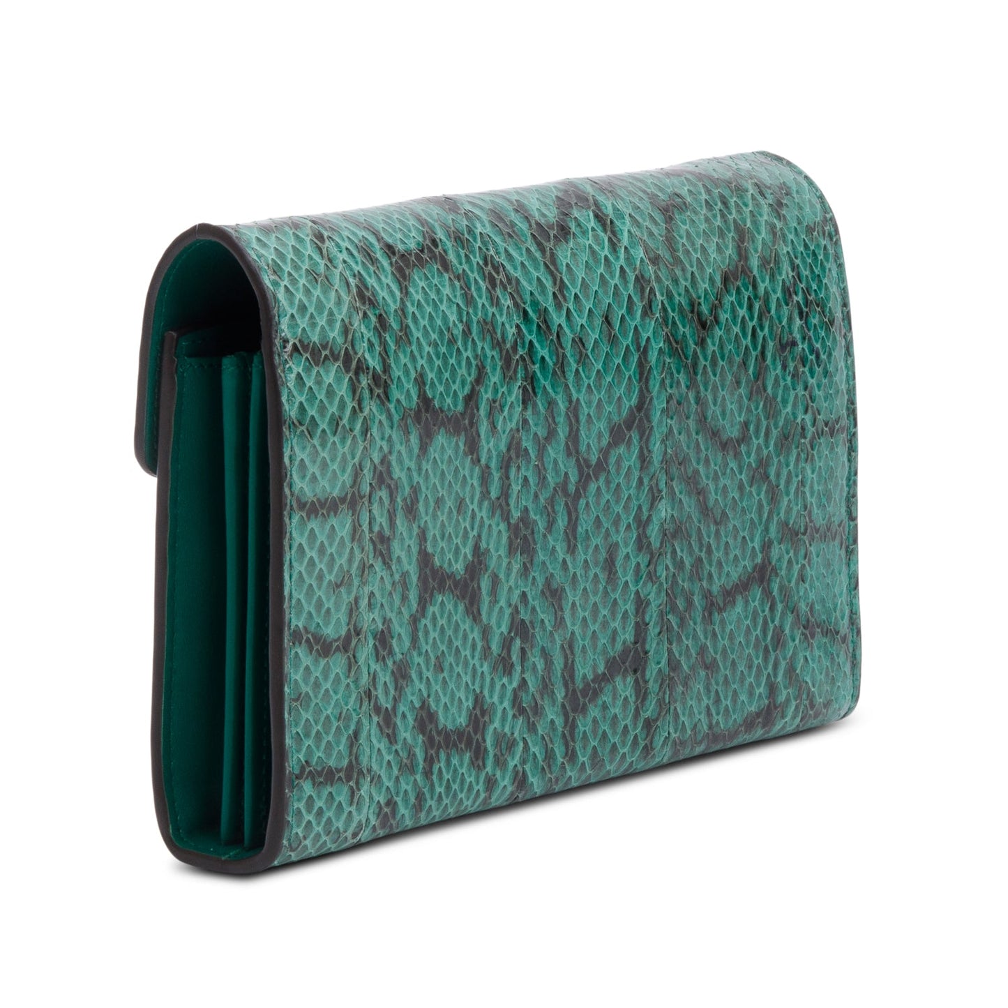 Gucci Green Python Dionysus Wallet on Chain