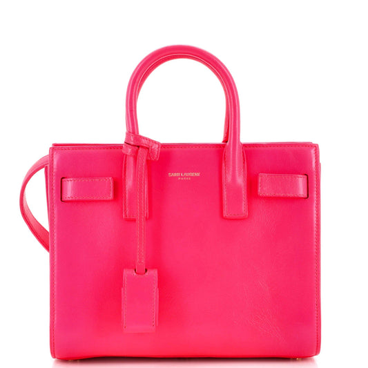Luxury Saint Laurent Trending 2025 Sac de Jour Bag Leather Nano