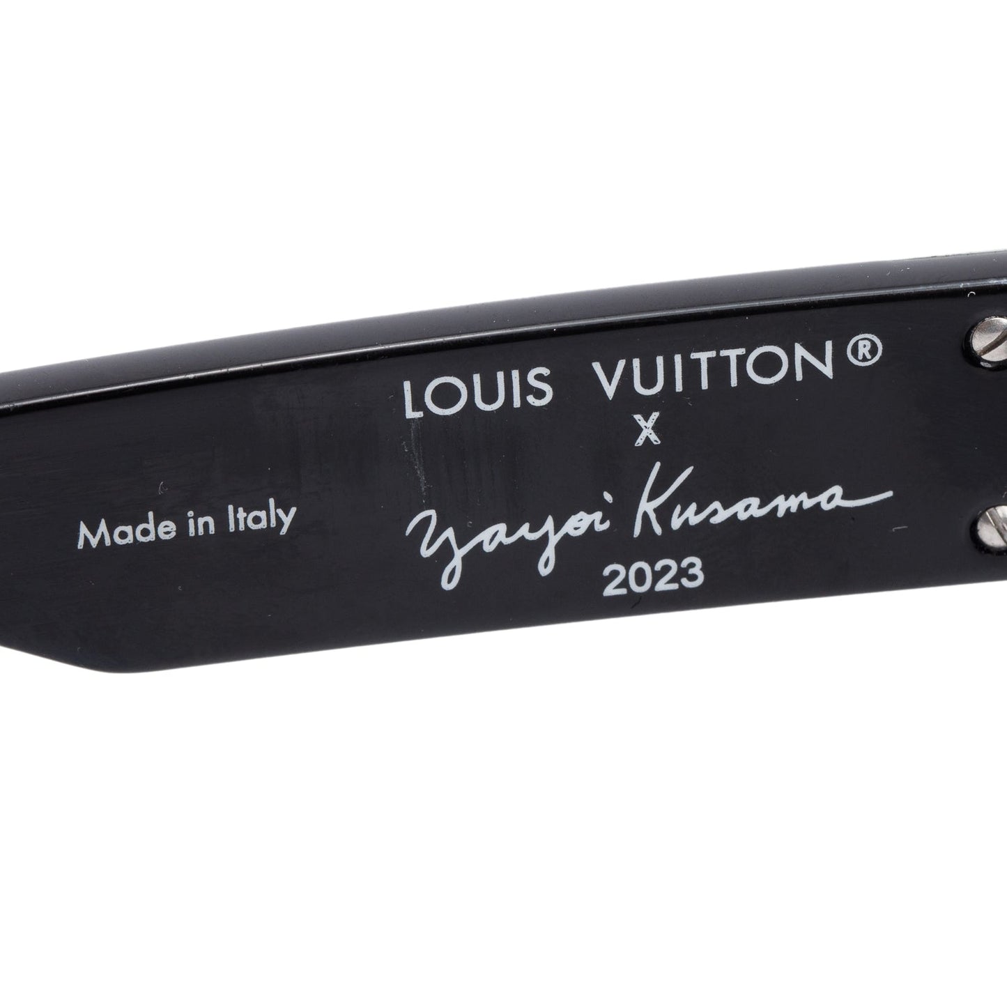 Louis Vuitton 2022 Black Painted Dots Acetate 1.1 Millionaires Sunglasses