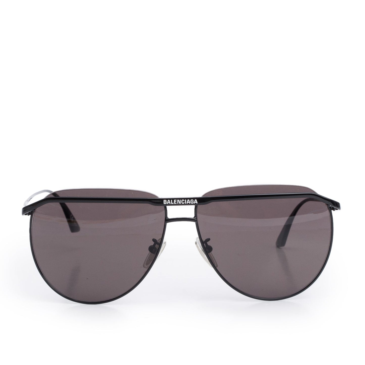 Balenciaga BB0140S Logo Aviator Tinted Sunglasses