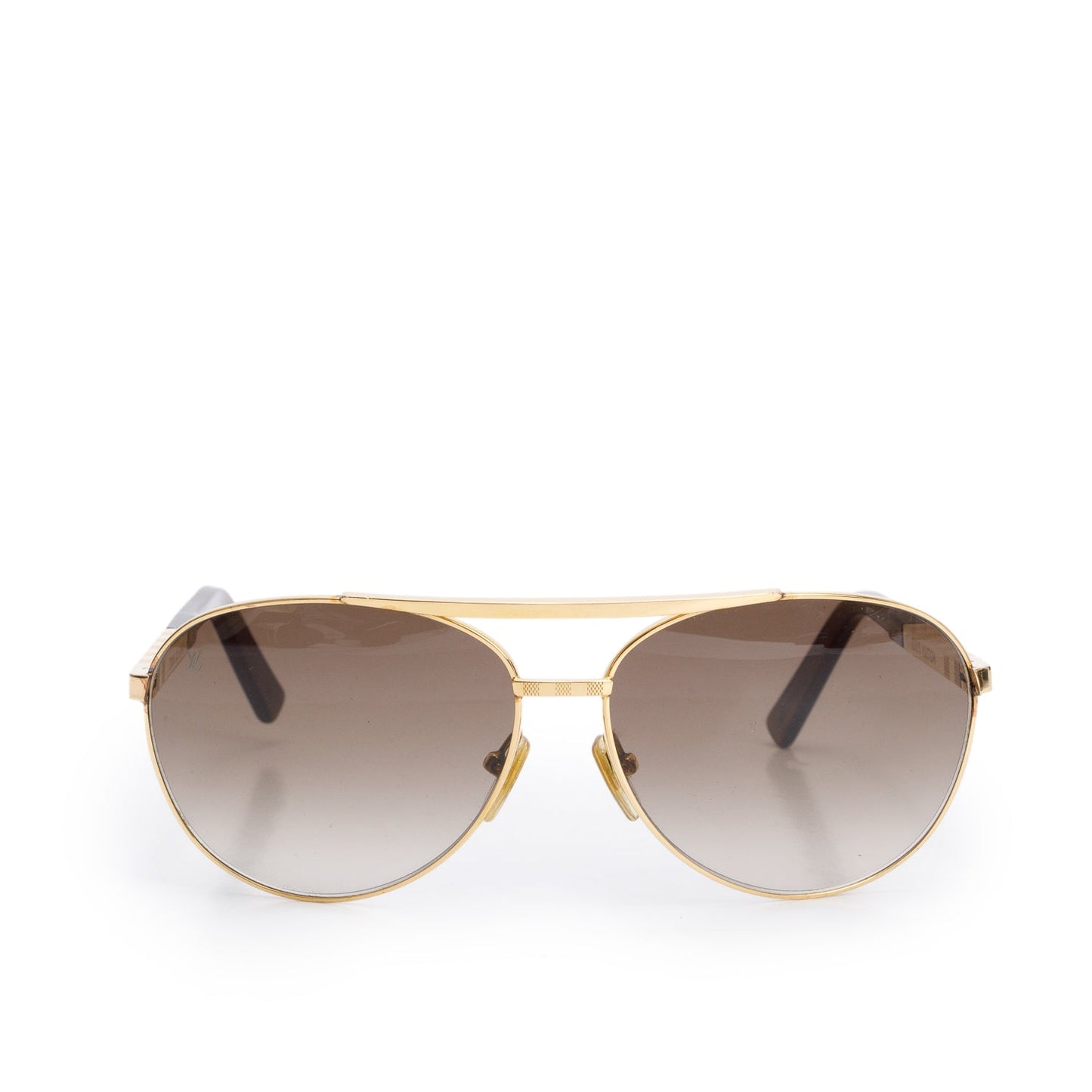 Louis Vuitton Z0339U Gold-Tone Attitude Pilote Aviator Sunglasses