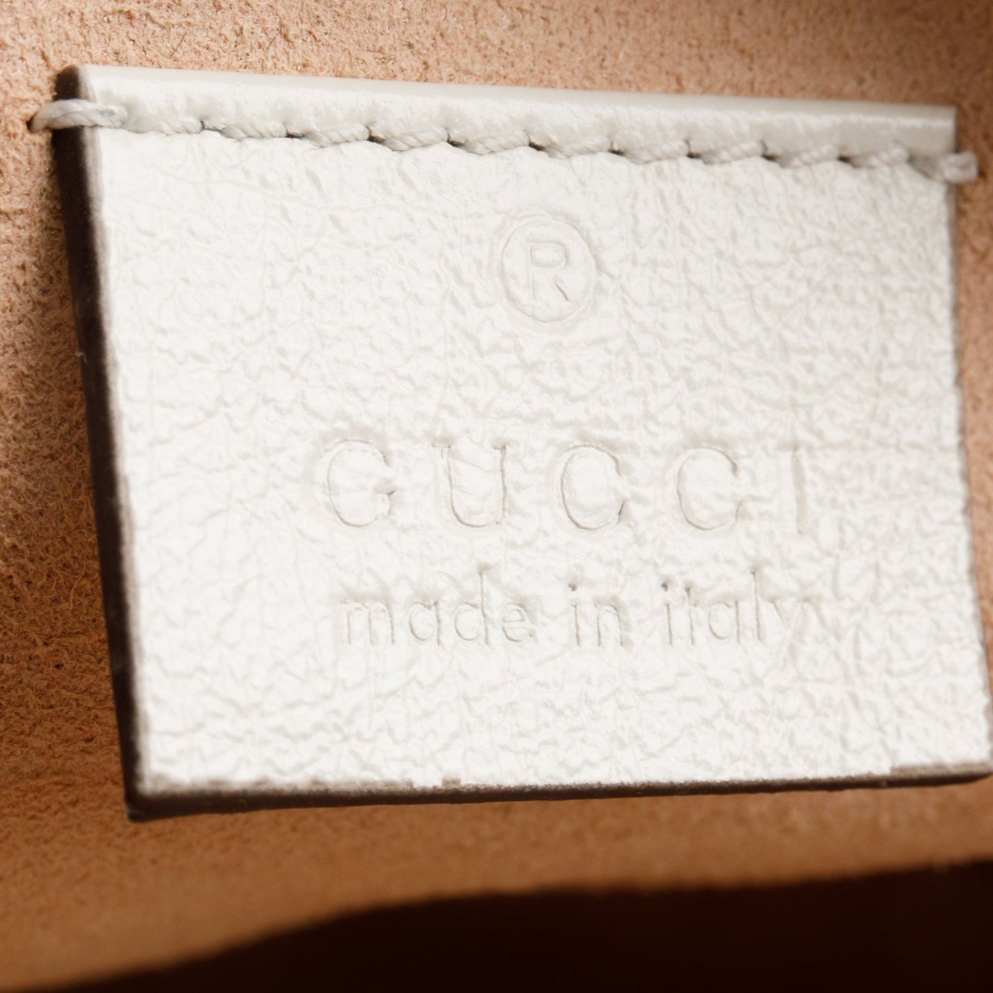Gucci White GG Marmont Matelasse Leather Mini Round Shoulder Bag