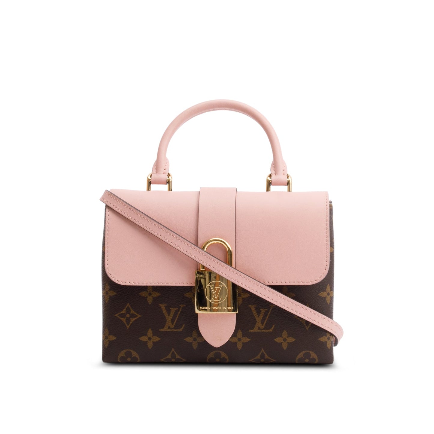 Louis Vuitton Monogram Pink Leather Locky BB