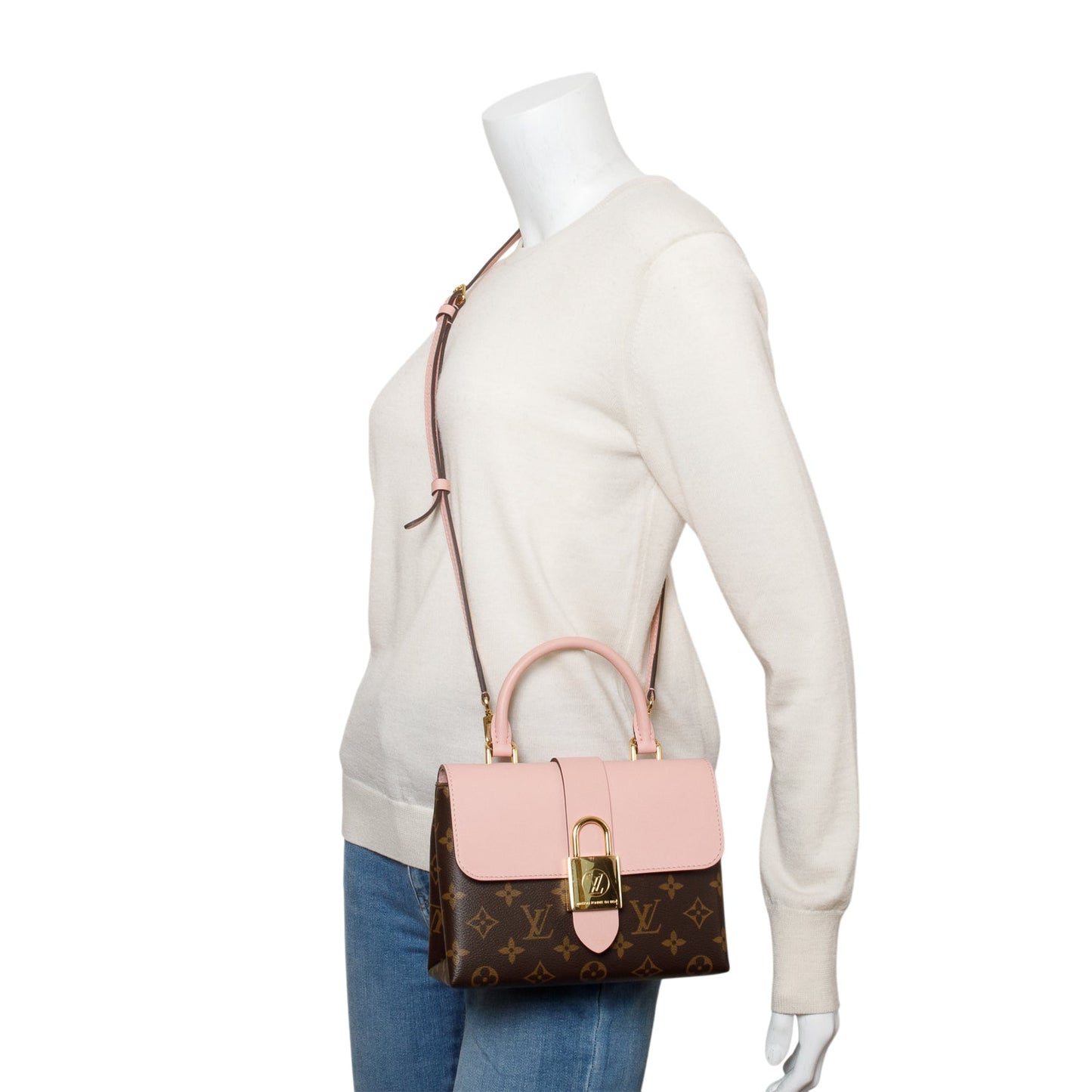 Louis Vuitton Monogram Pink Leather Locky BB