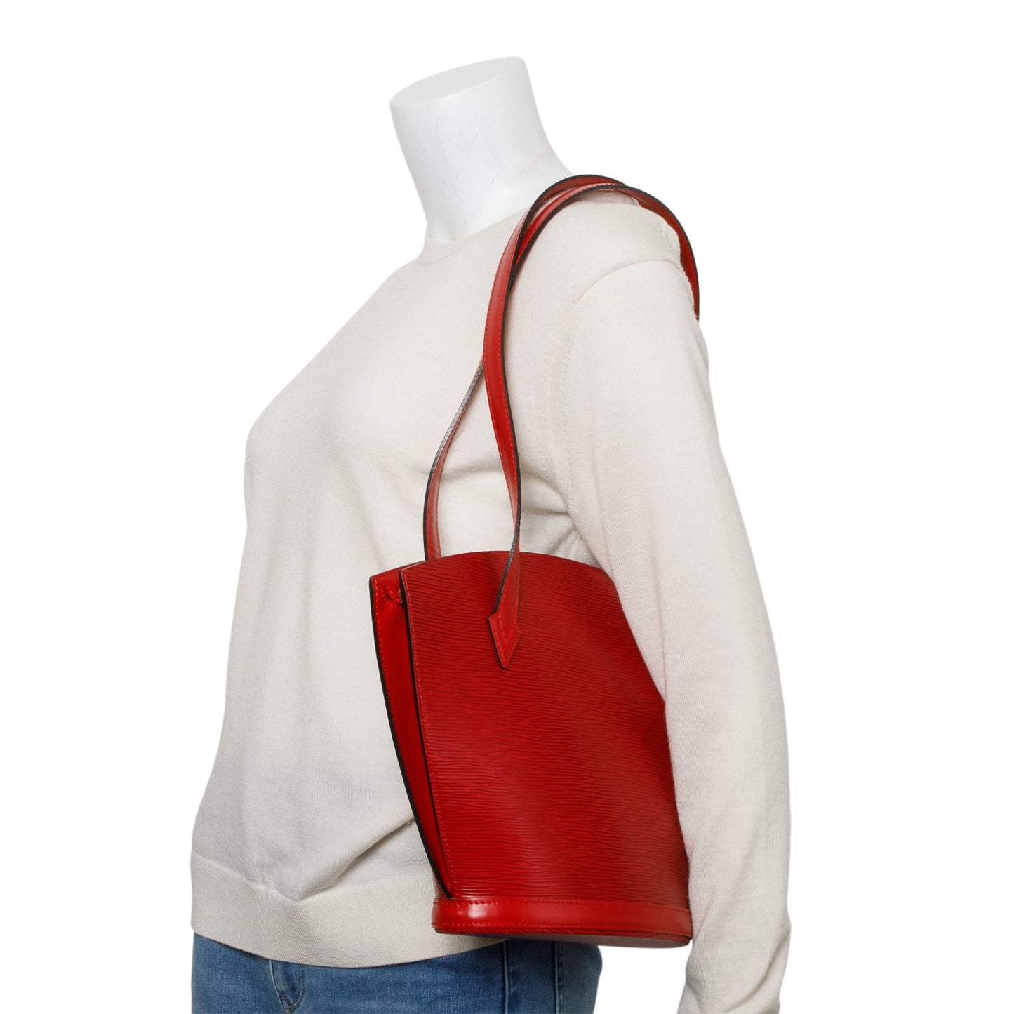 Louis Vuitton Red Epi Saint-Jacques PM