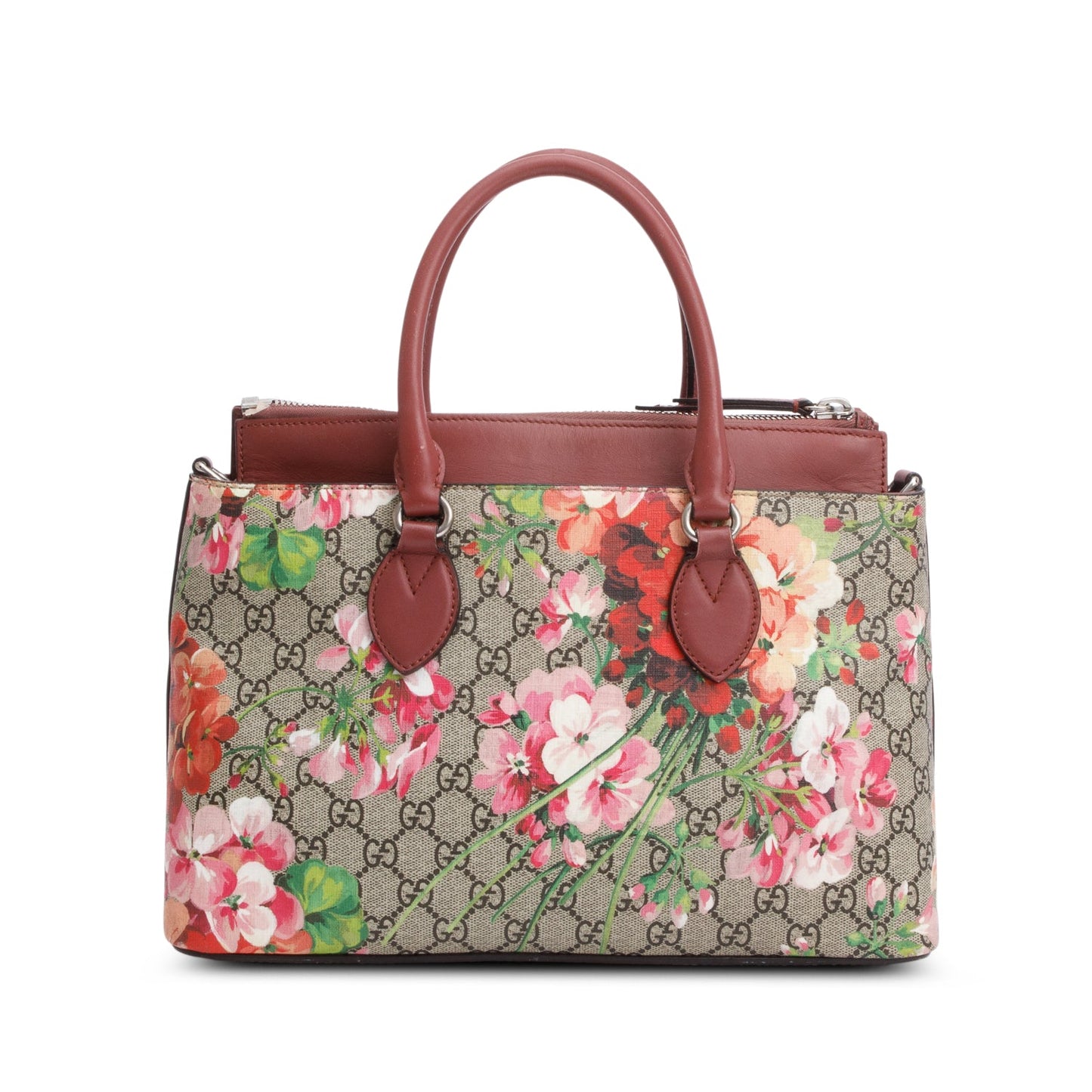 Gucci Linea GG Blooms Supreme Small Convertible Tote
