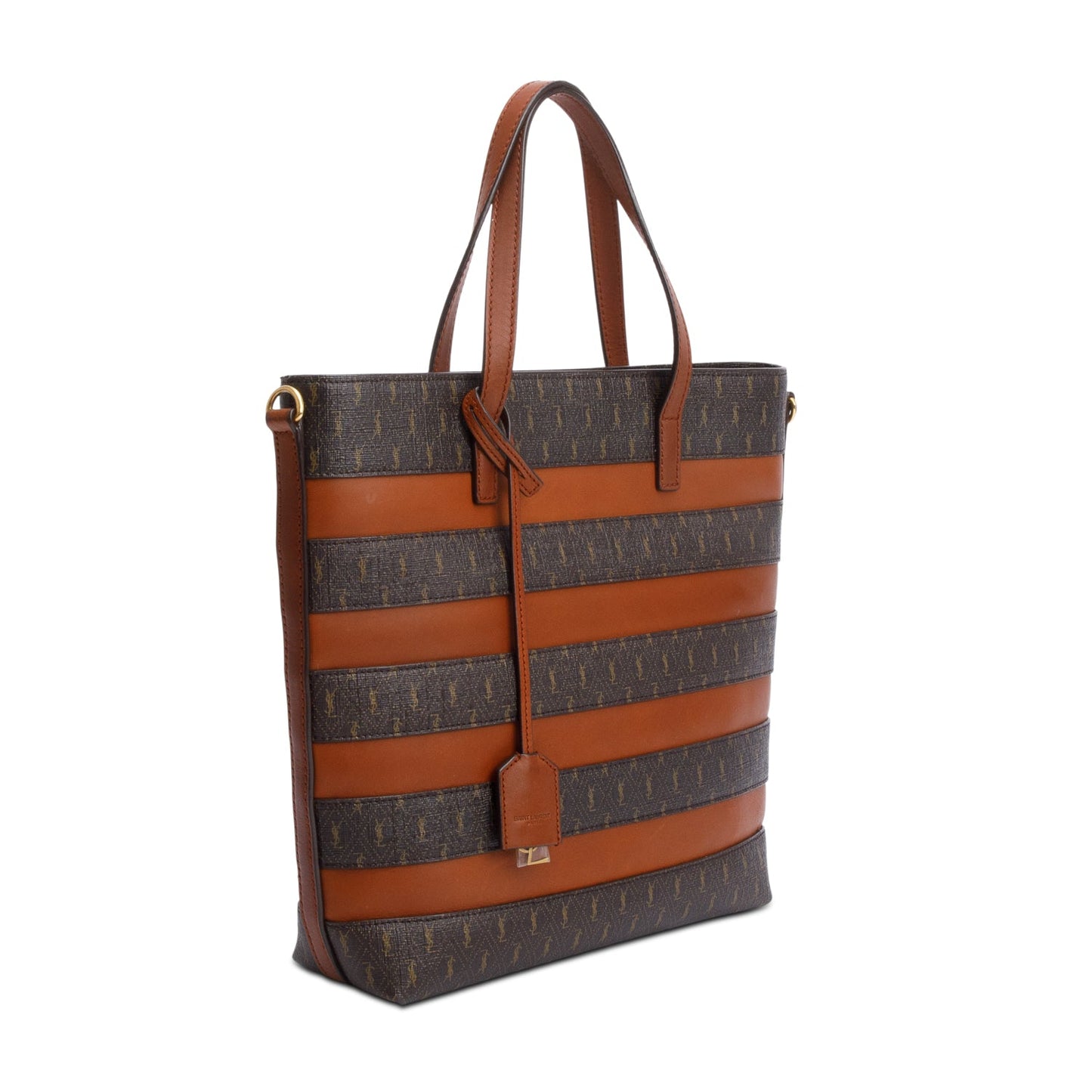 Saint Laurent 2021 Brown Le Monogram Toy Shopping Tote