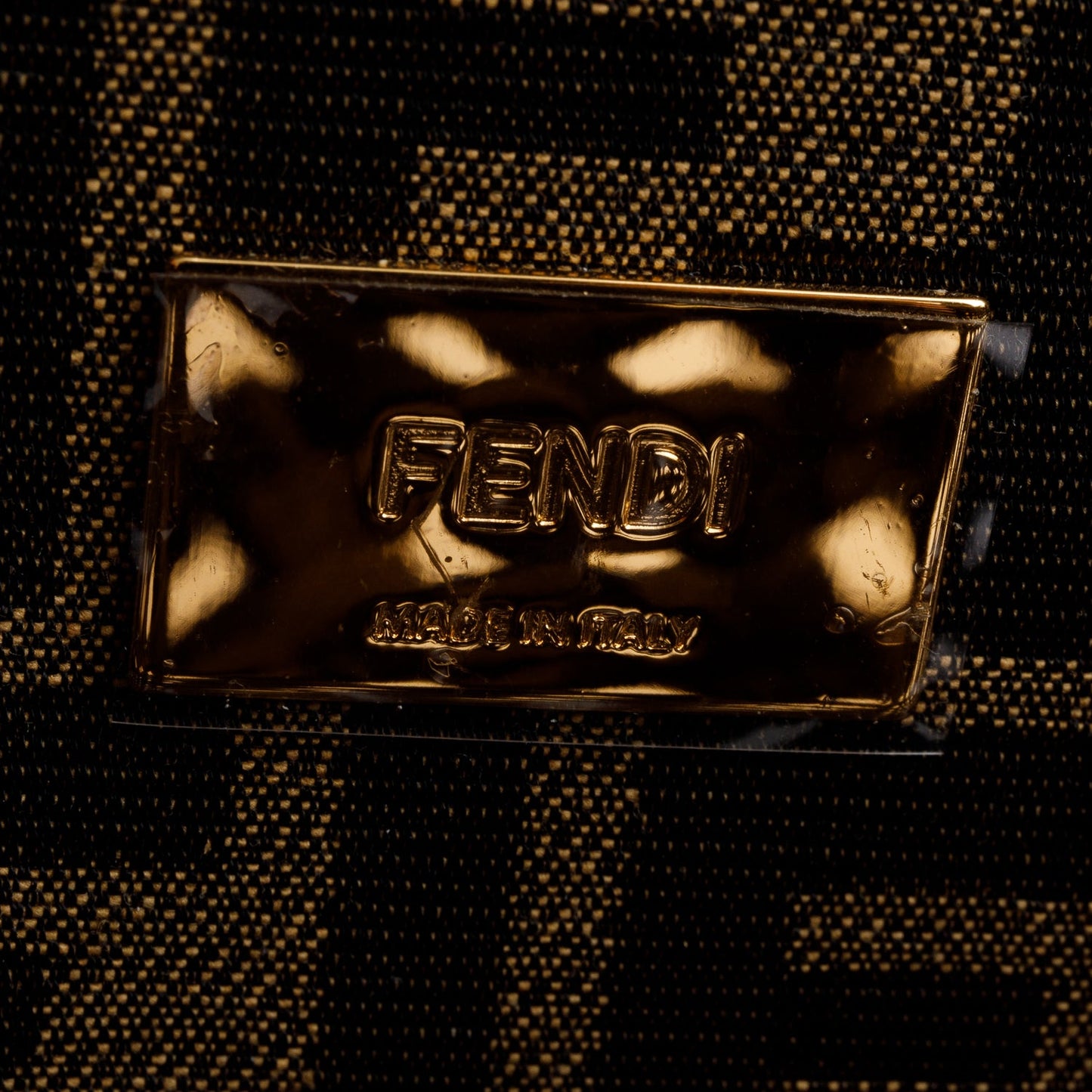 Fendi FF Zucca Woven Interlace Medium Peekaboo Bag