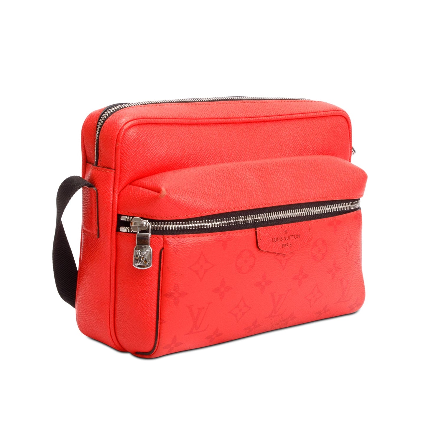 Louis Vuitton Red Taigarama Outdoor Messenger Bag
