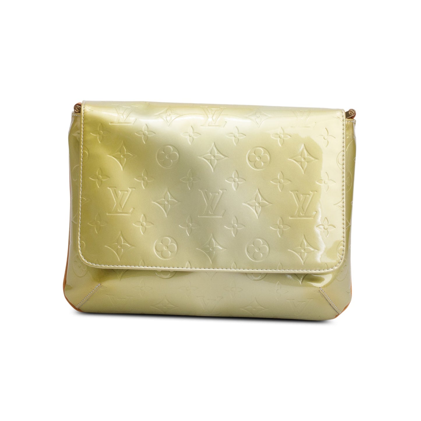 Louis Vuitton Green Monogram Vernis Thompson Shoulder Bag