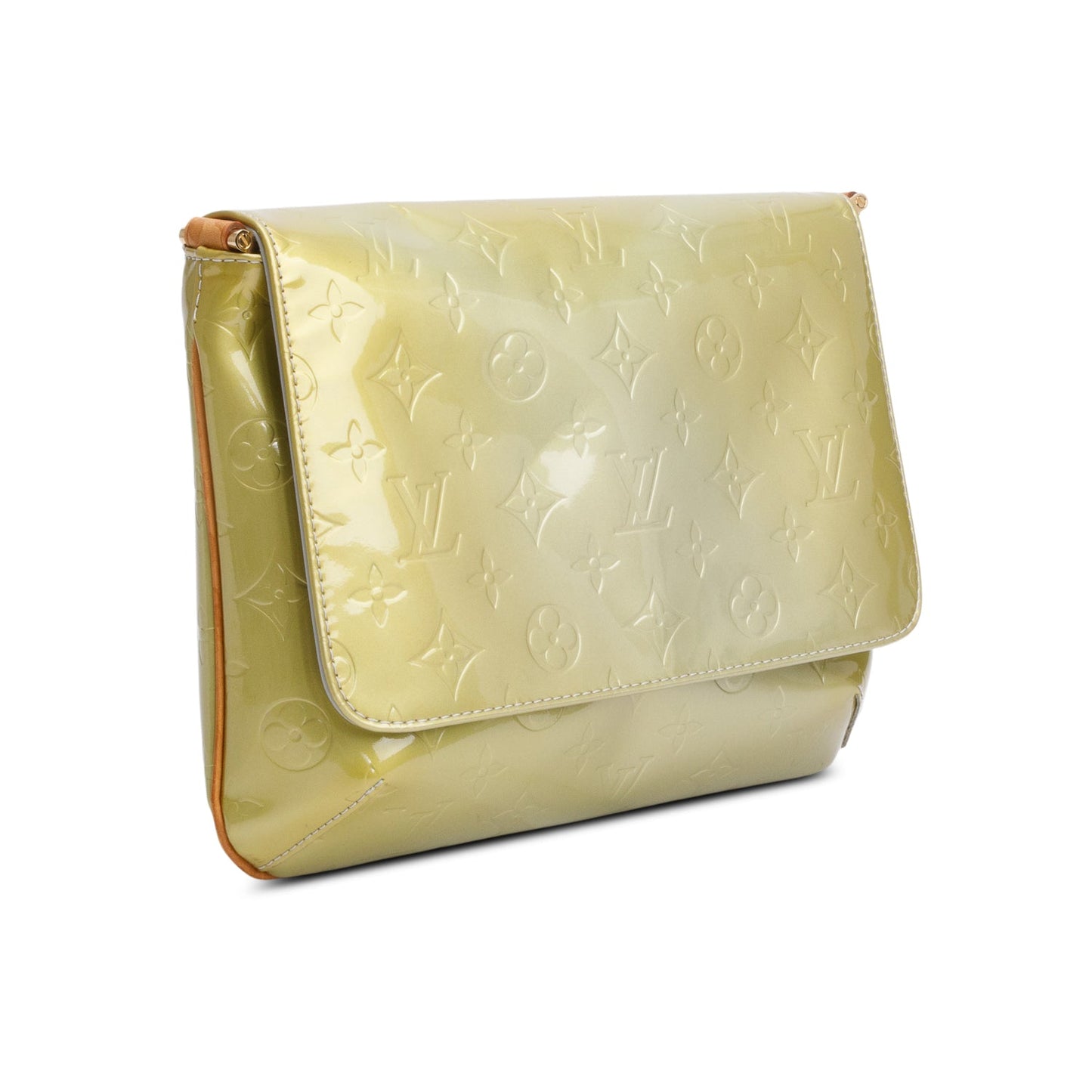Louis Vuitton Green Monogram Vernis Thompson Shoulder Bag