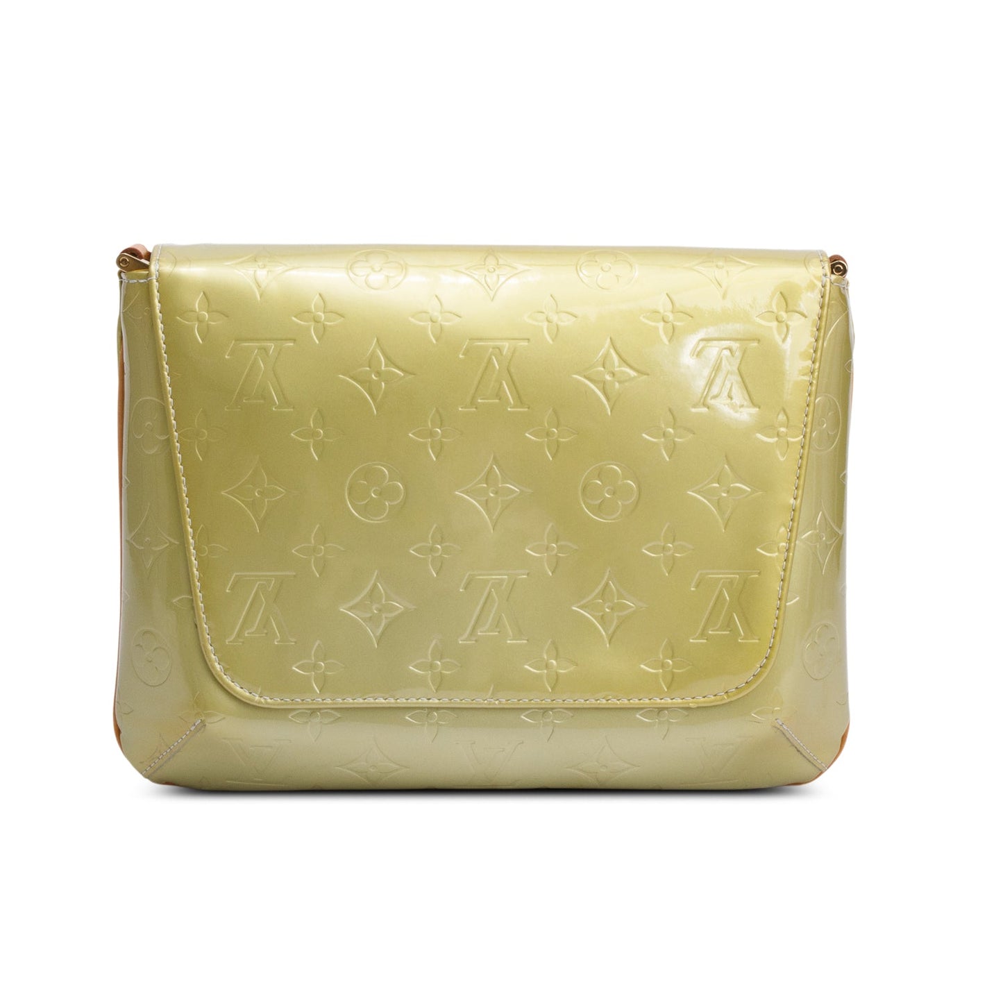 Louis Vuitton Green Monogram Vernis Thompson Shoulder Bag