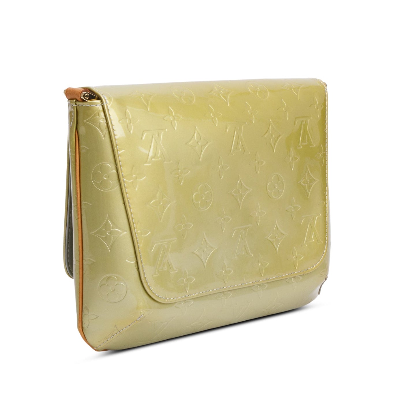 Louis Vuitton Green Monogram Vernis Thompson Shoulder Bag