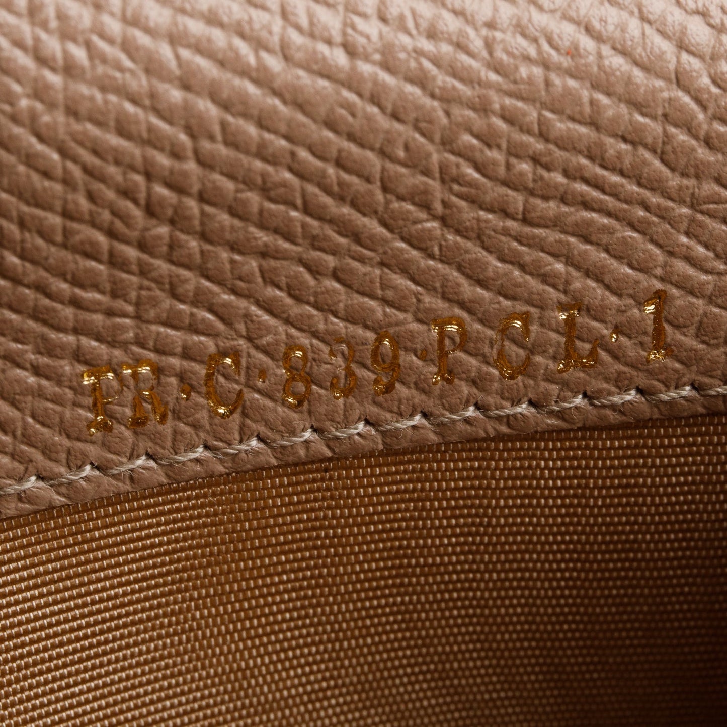 Valentino Beige Leather Flip-lock Continental Wallet