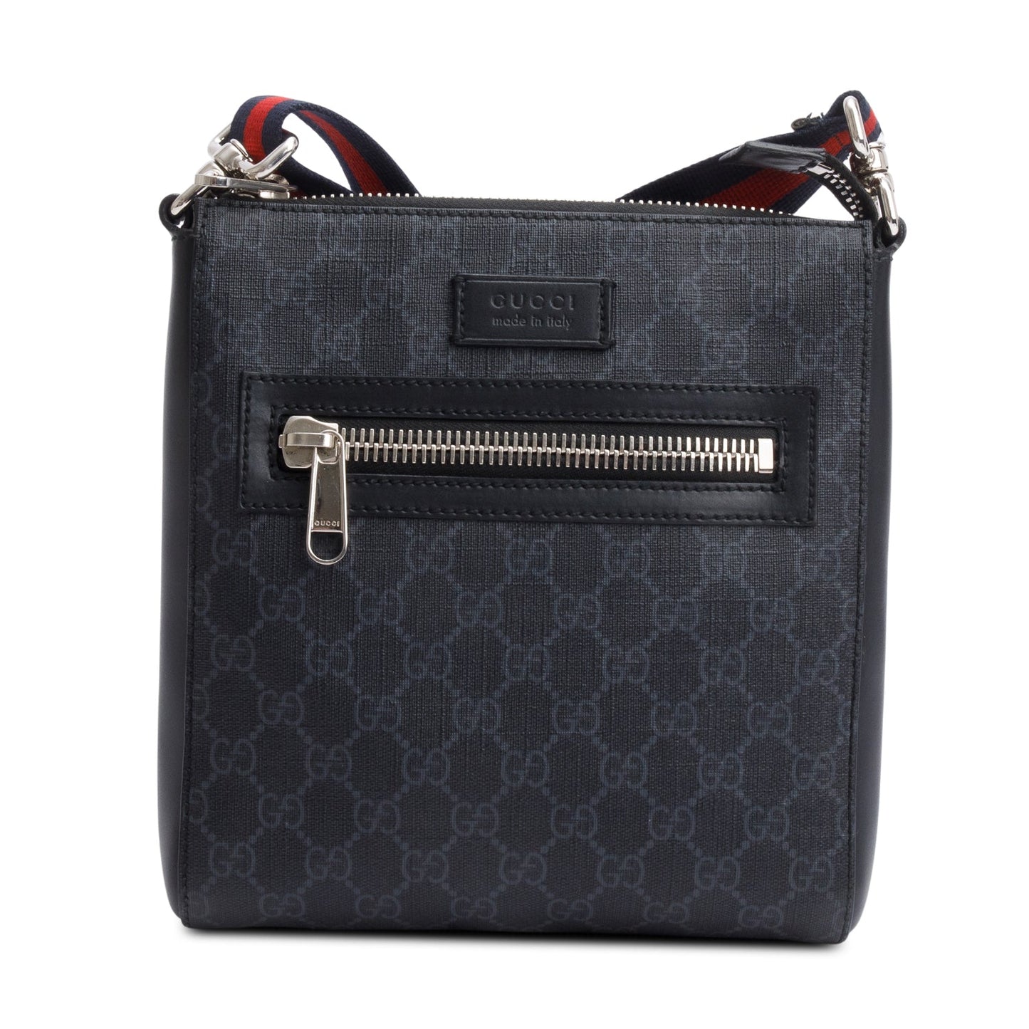 Gucci Black GG Supreme Small Messenger Bag