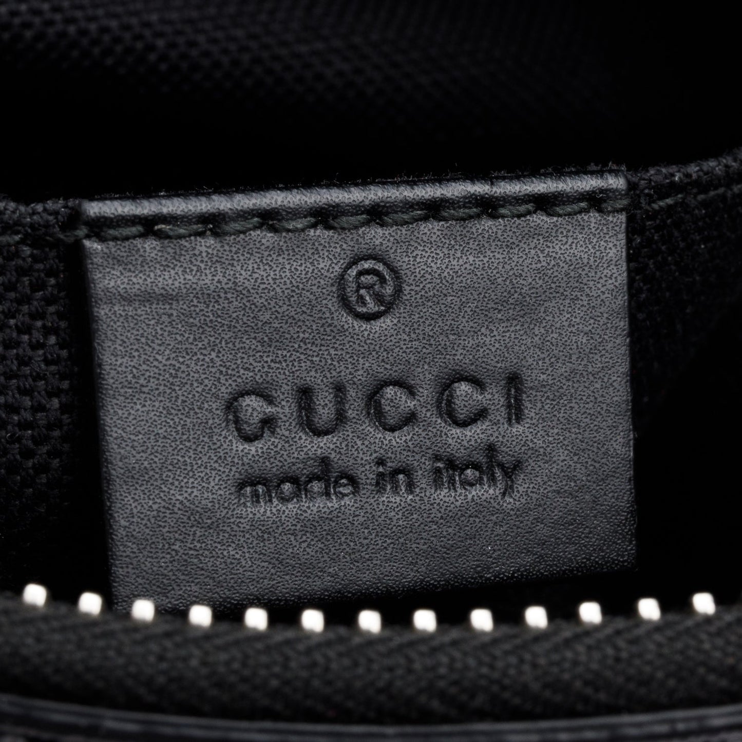 Gucci Black GG Supreme Small Messenger Bag