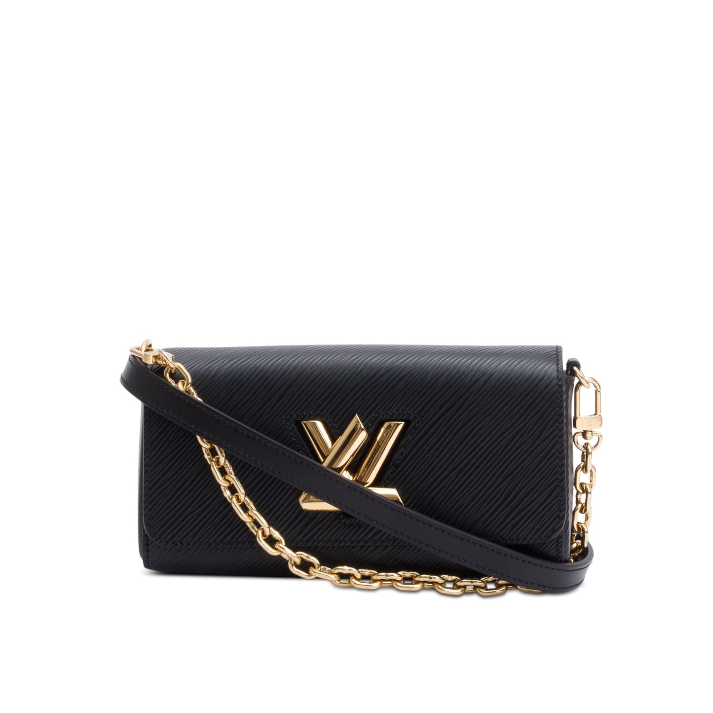 Louis Vuitton Black Epi Leather Twist West Pochette Bag