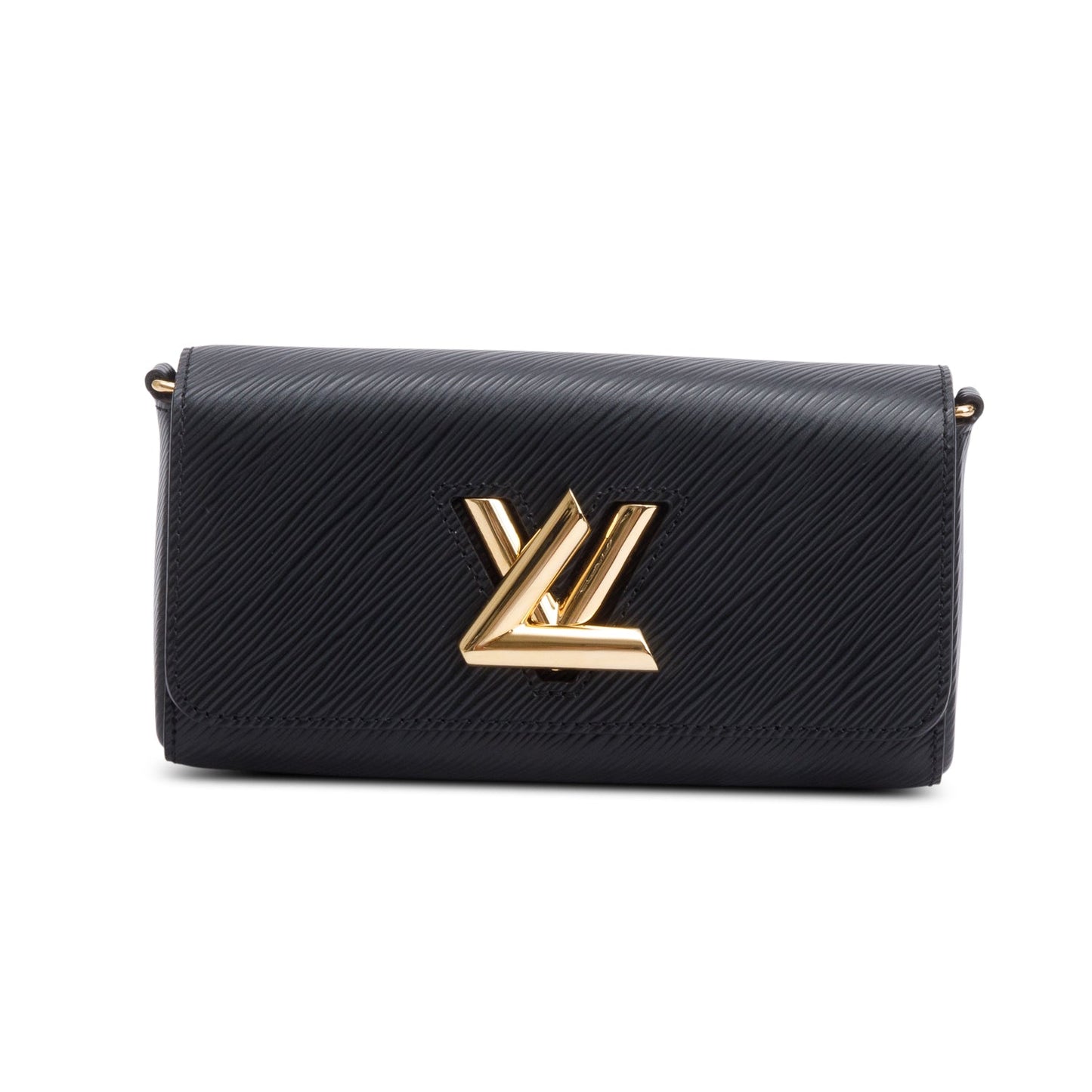 Louis Vuitton Black Epi Leather Twist West Pochette Bag