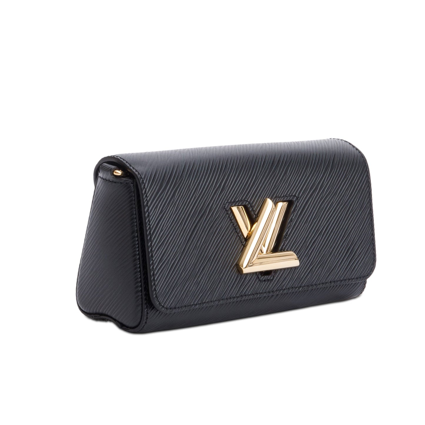 Louis Vuitton Black Epi Leather Twist West Pochette Bag