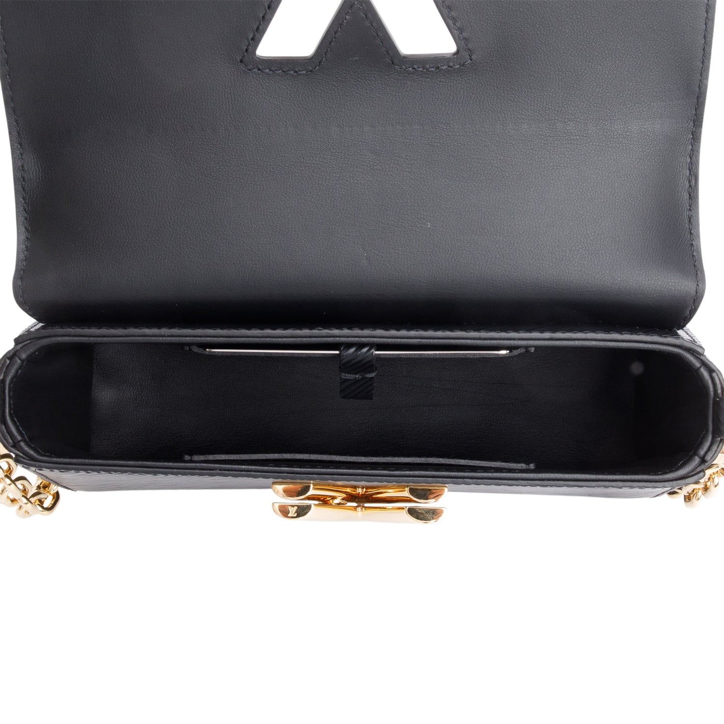 Louis Vuitton Black Epi Leather Twist West Pochette Bag