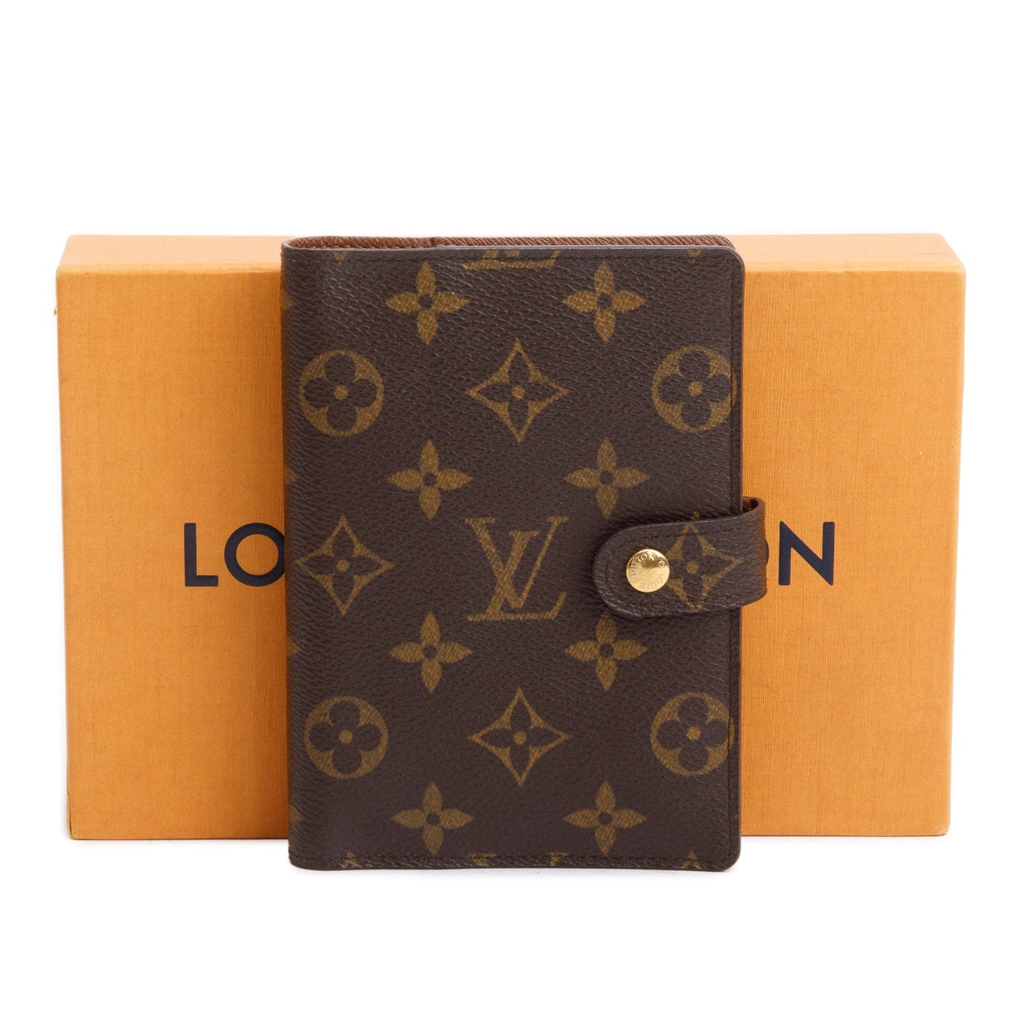 Louis Vuitton Monogram Pocket Small Ring Agenda Cover