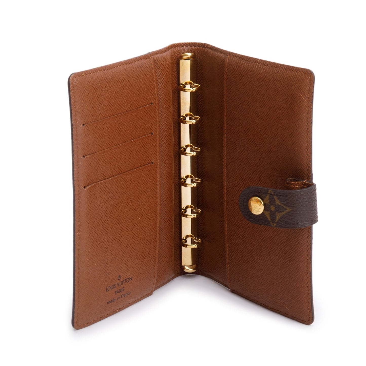 Louis Vuitton Monogram Pocket Small Ring Agenda Cover