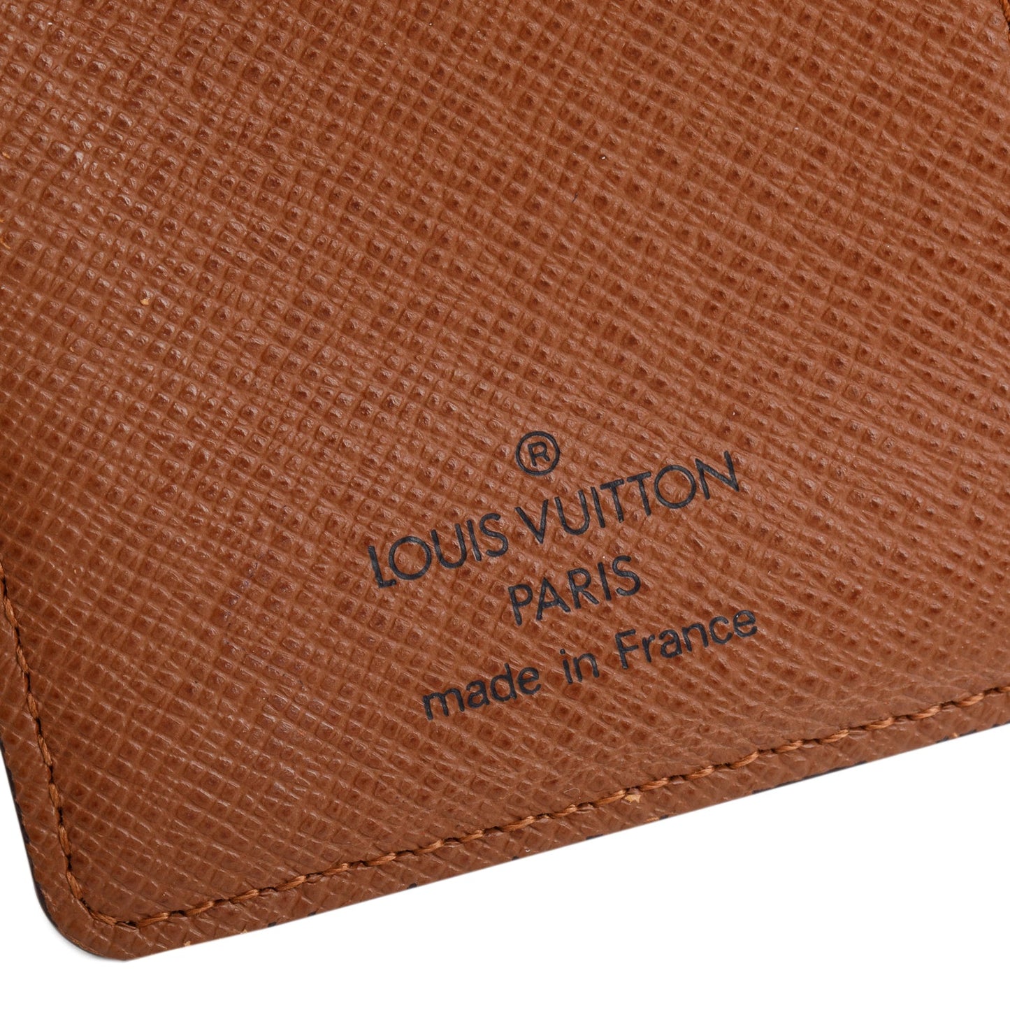 Louis Vuitton Monogram Pocket Small Ring Agenda Cover