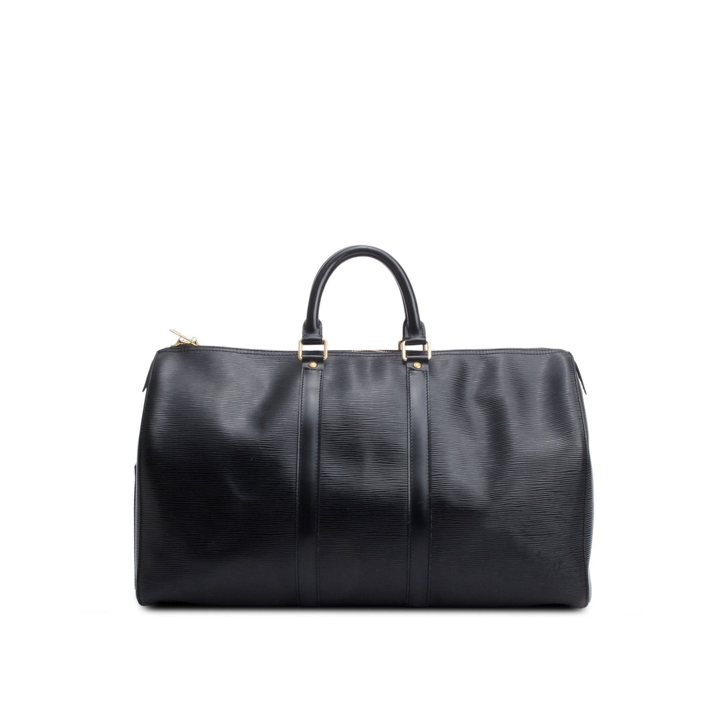Louis Vuitton Black Epi Leather Keepall 45