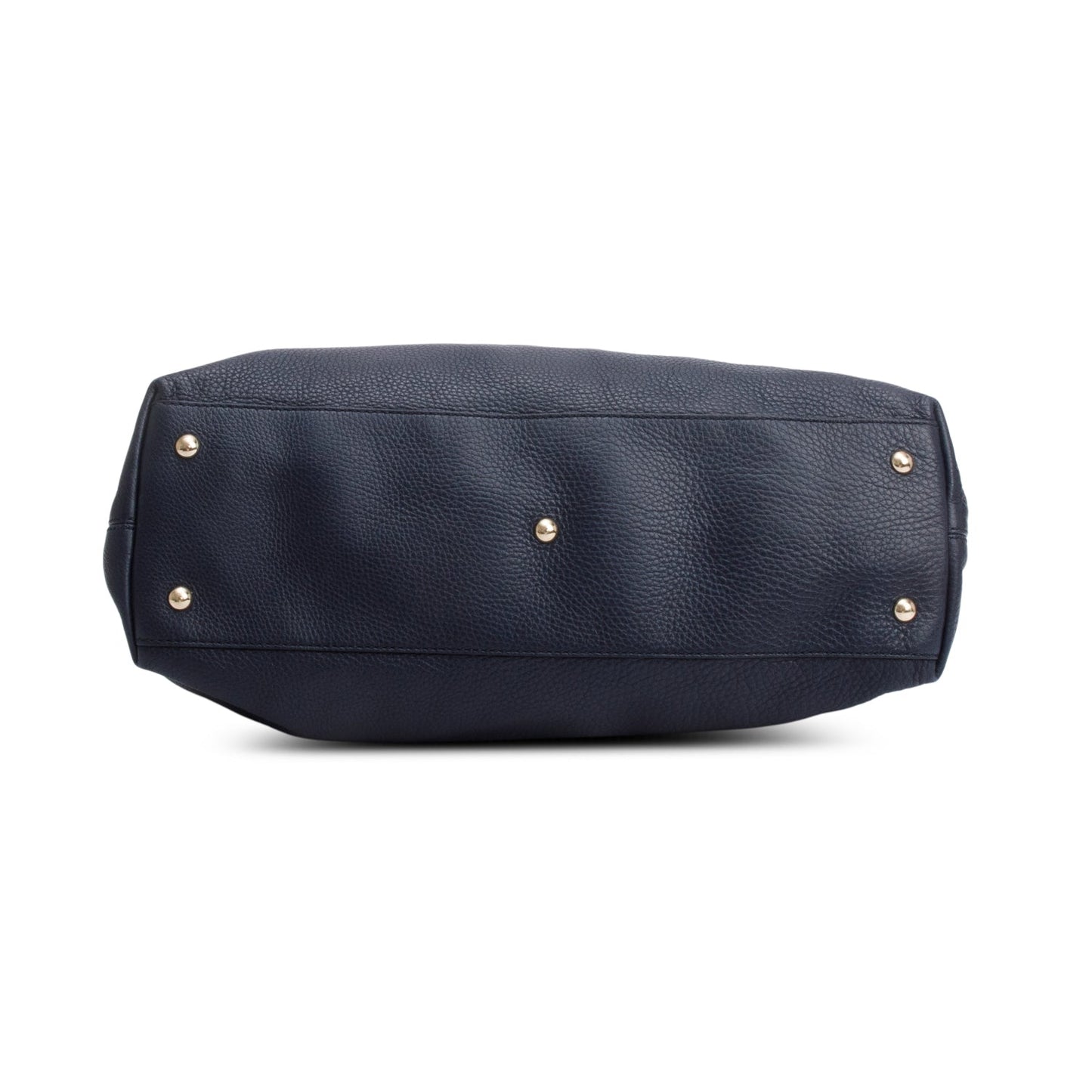 Gucci Navy Grained Leather Medium Soho Working Tote