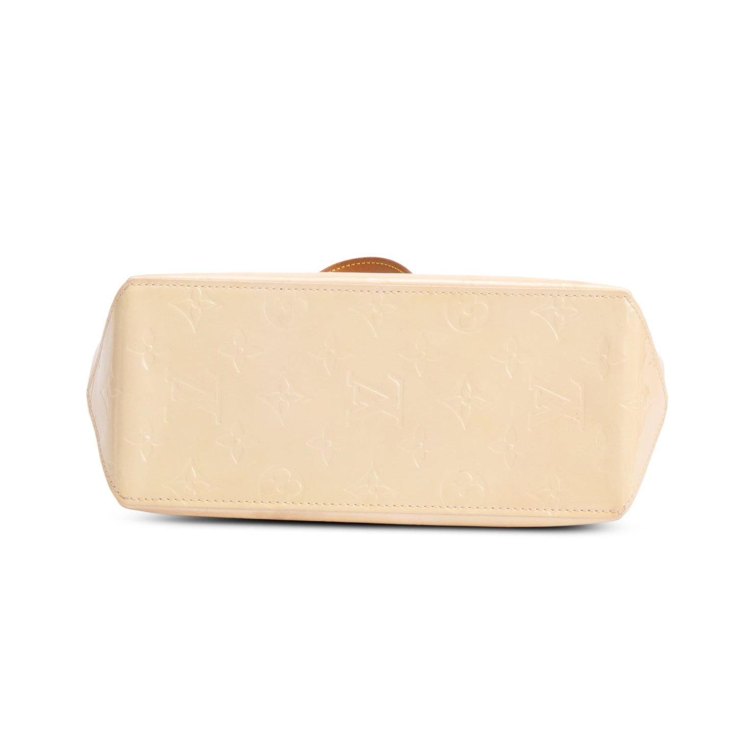 Louis Vuitton Beige Monogram Vernis Reade PM