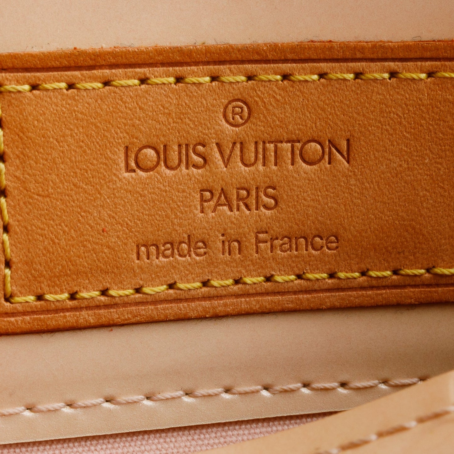 Louis Vuitton Beige Monogram Vernis Reade PM