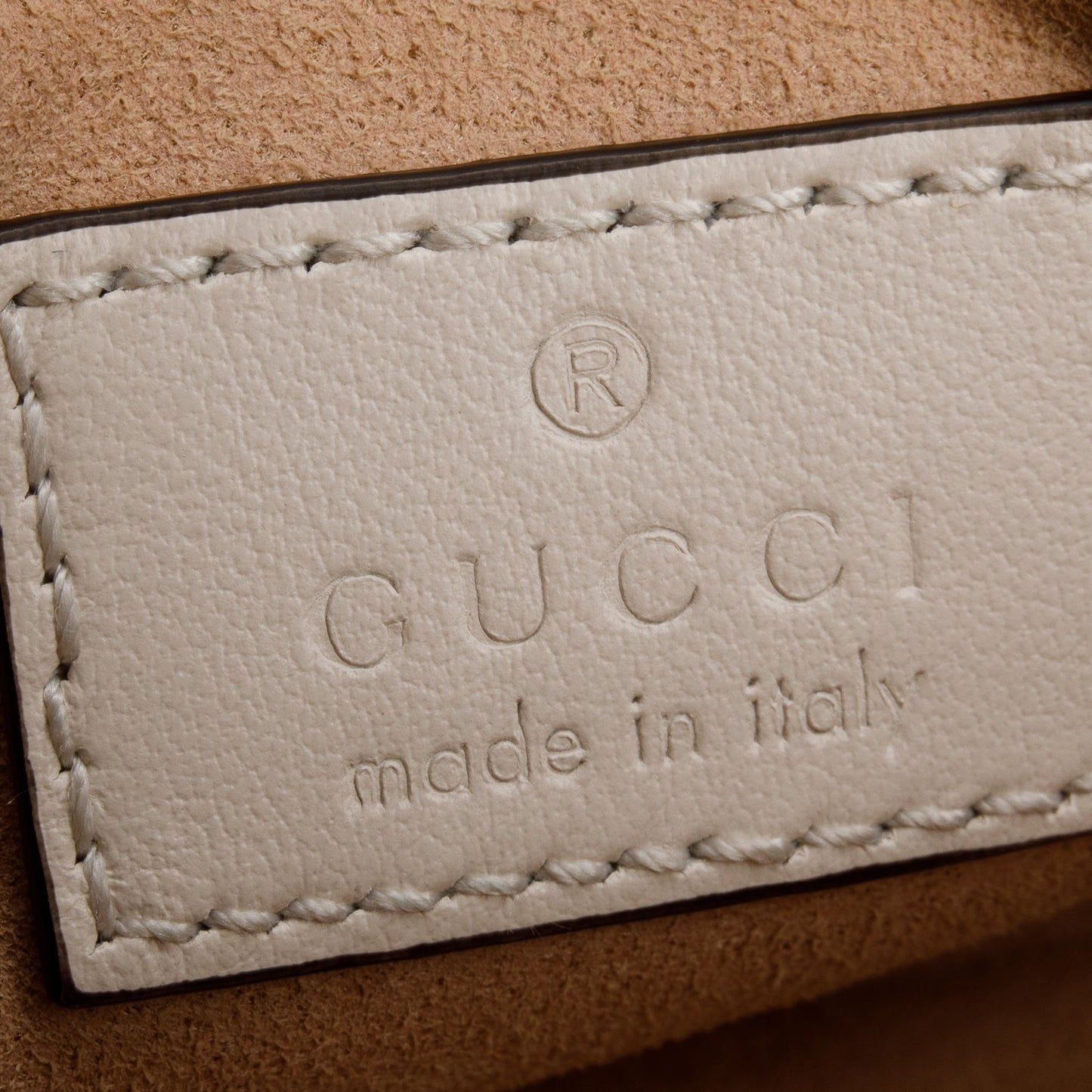 Gucci White GG Marmont Matelasse Monochrome Belt Bag
