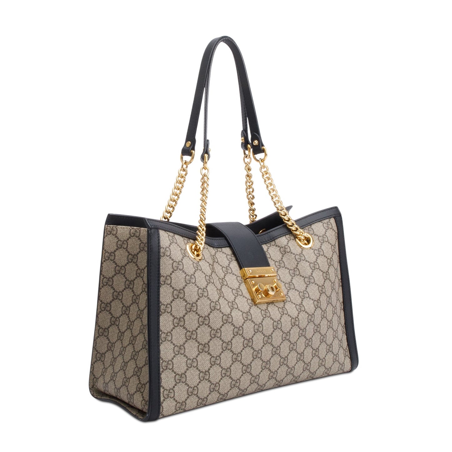 Gucci GG Supreme Medium Padlock Shoulder Bag