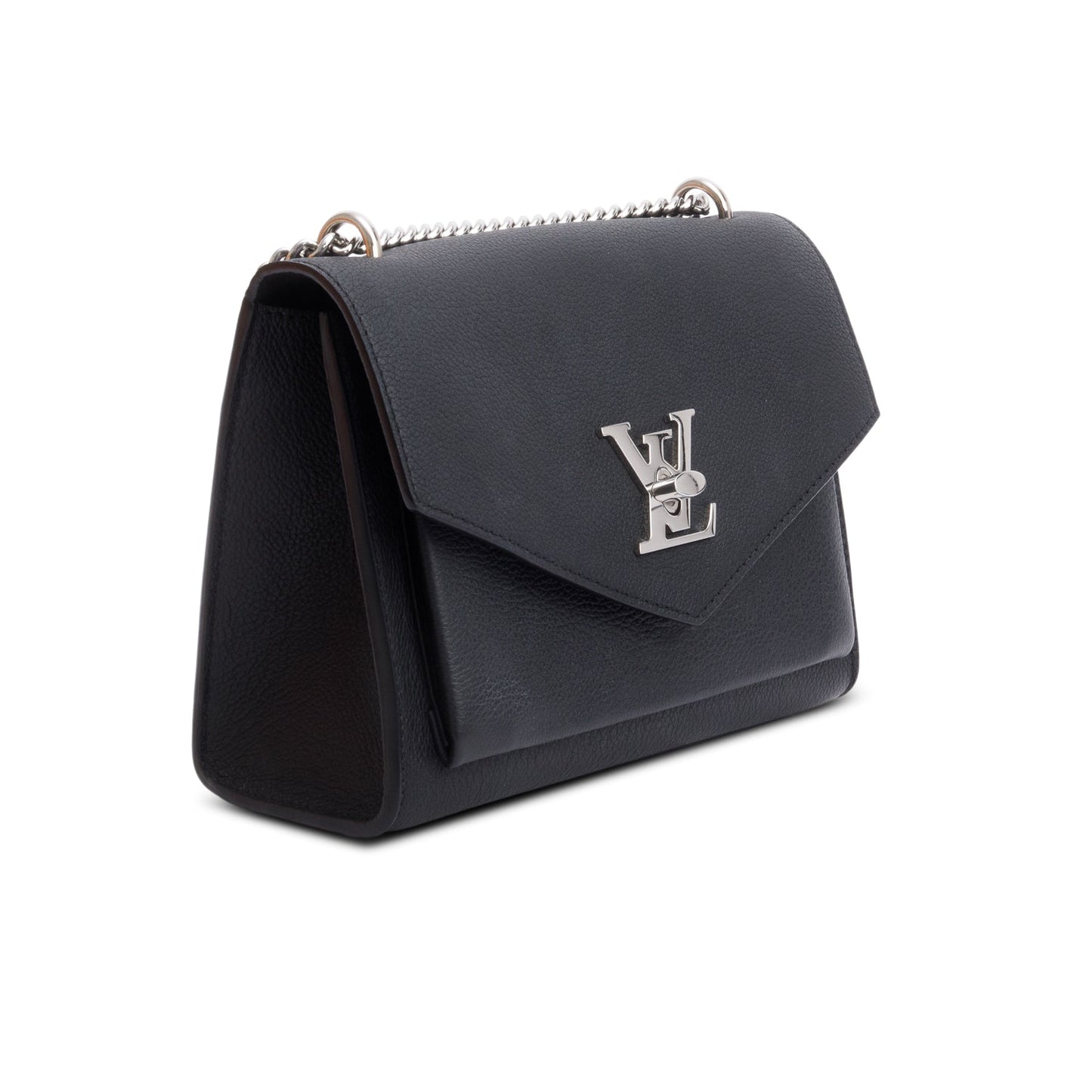 Louis Vuitton Black Soft Calf Leather MyLockMe Chain Bag