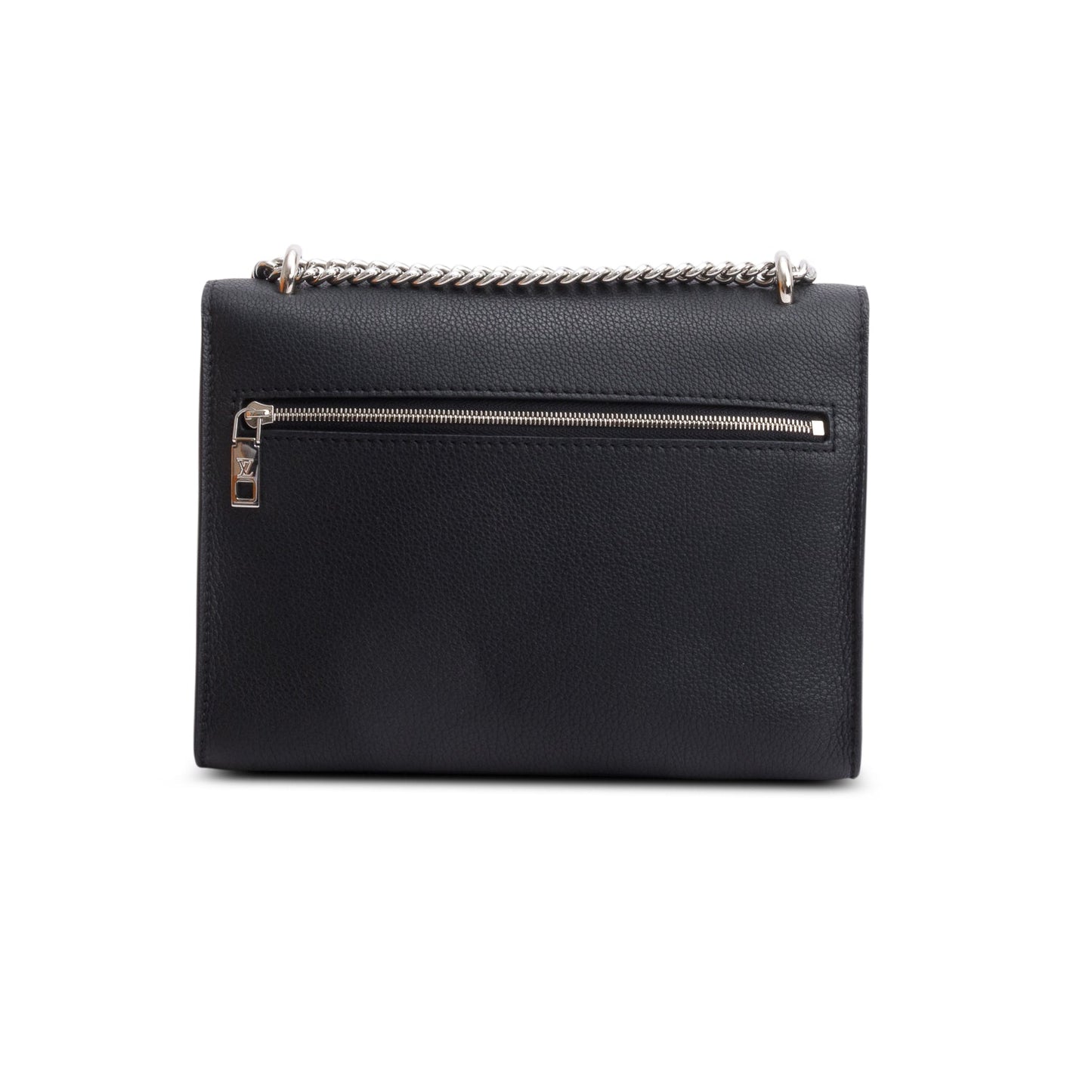 Louis Vuitton Black Soft Calf Leather MyLockMe Chain Bag