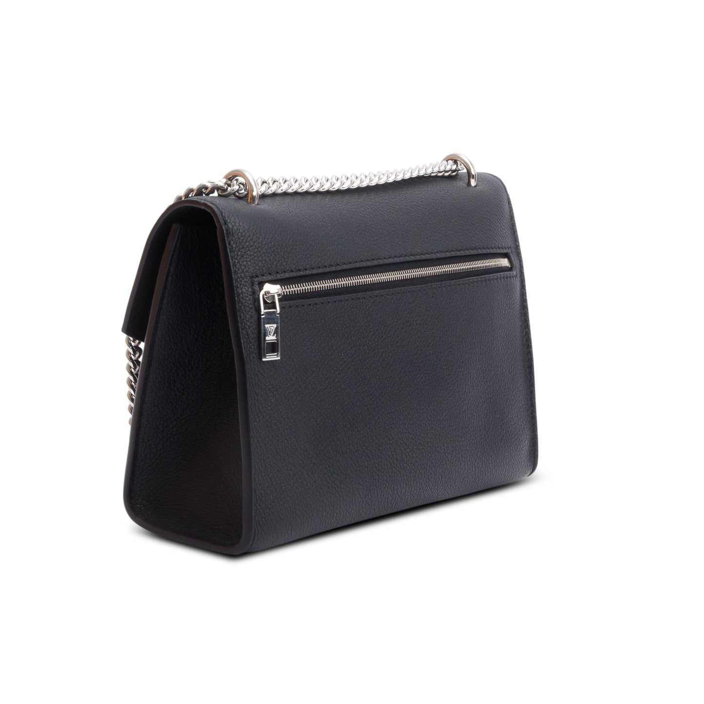 Louis Vuitton Black Soft Calf Leather MyLockMe Chain Bag