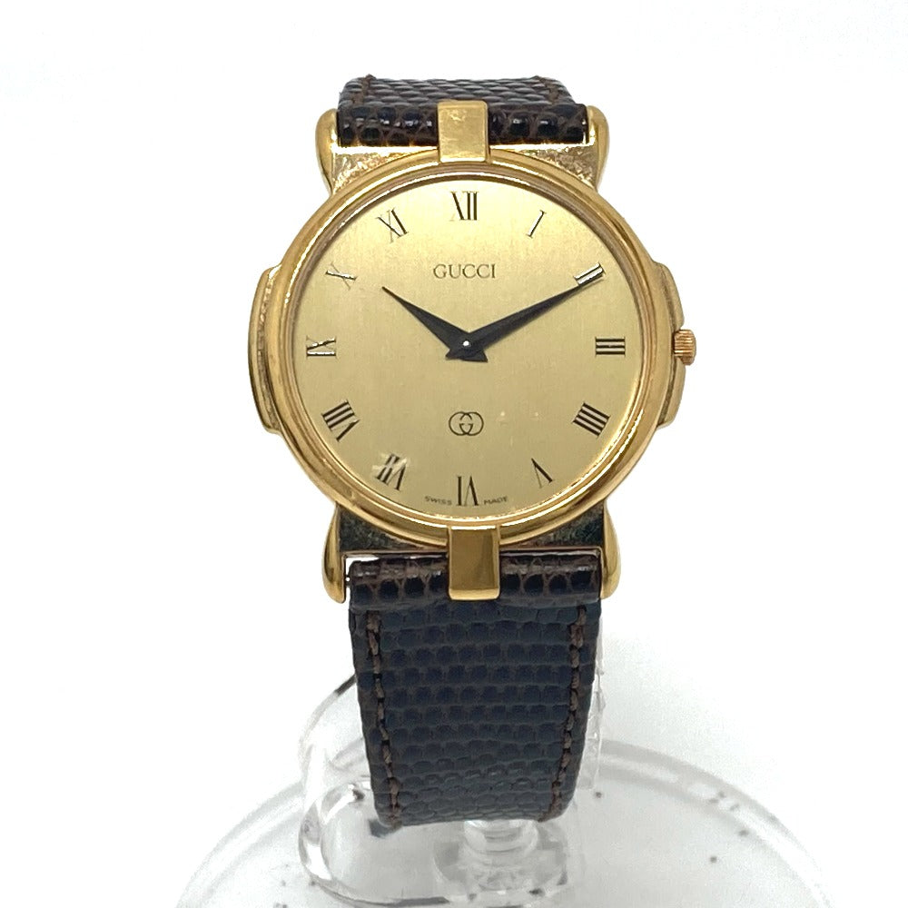 GUCCI Watches Quartz 3400F Gold Plated gold gold dial