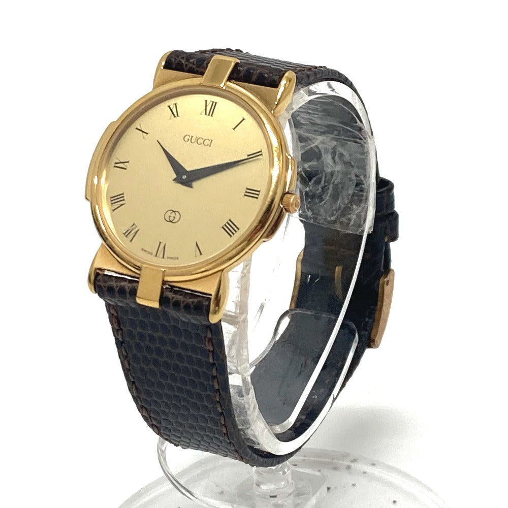 GUCCI Watches Quartz 3400F Gold Plated gold gold dial
