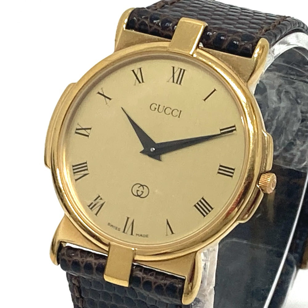 GUCCI Watches Quartz 3400F Gold Plated gold gold dial