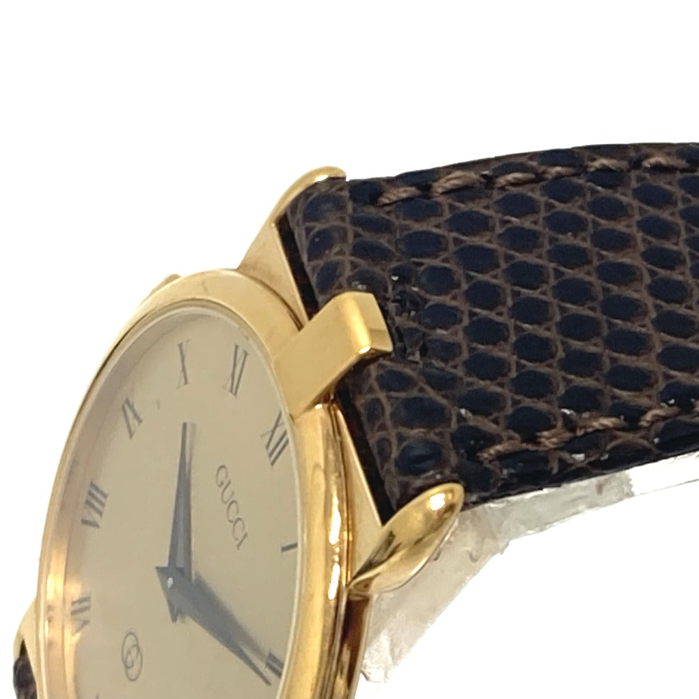 GUCCI Watches Quartz 3400F Gold Plated gold gold dial