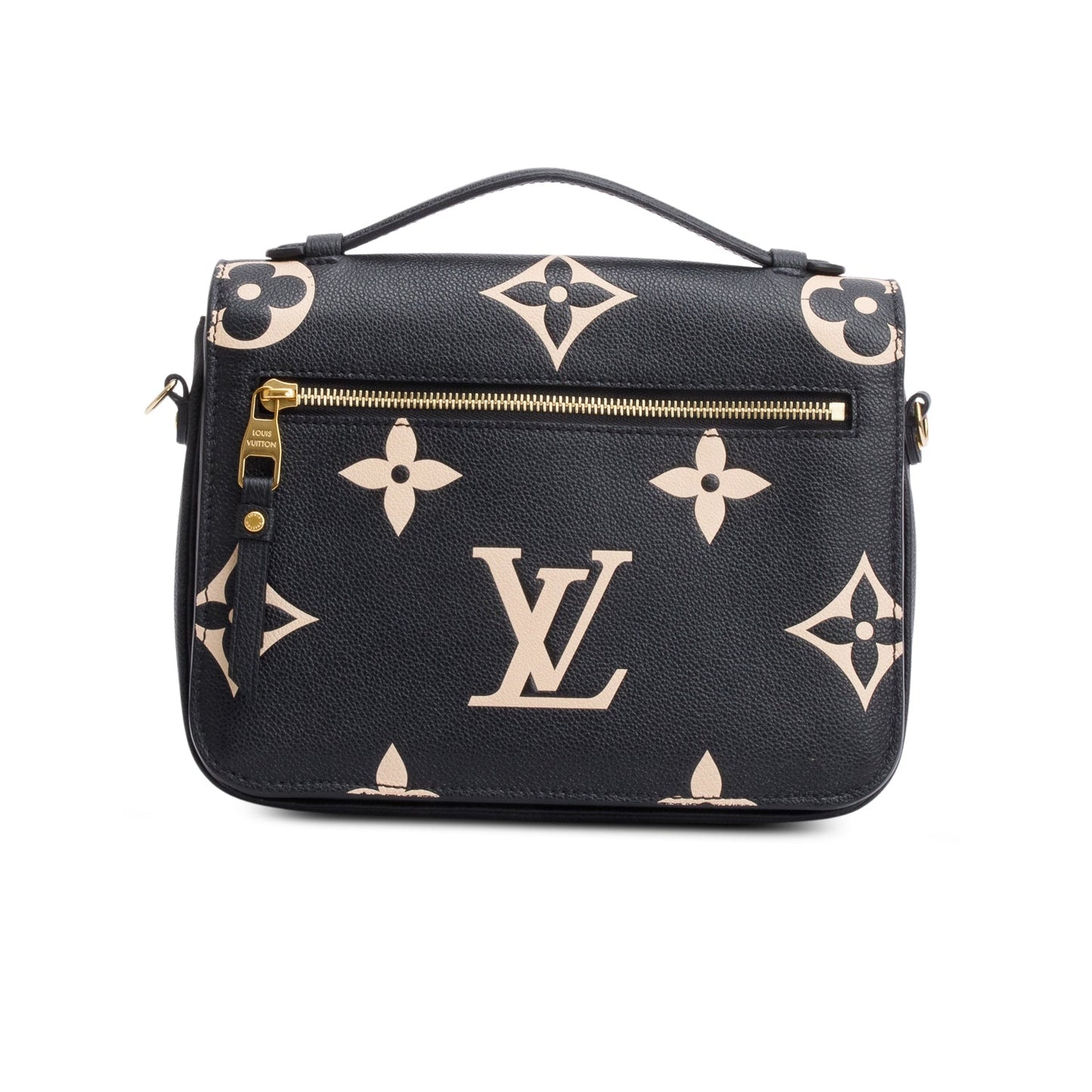 Louis Vuitton Black/Beige Bicolor Monogram Empreinte Leather Pochette Metis