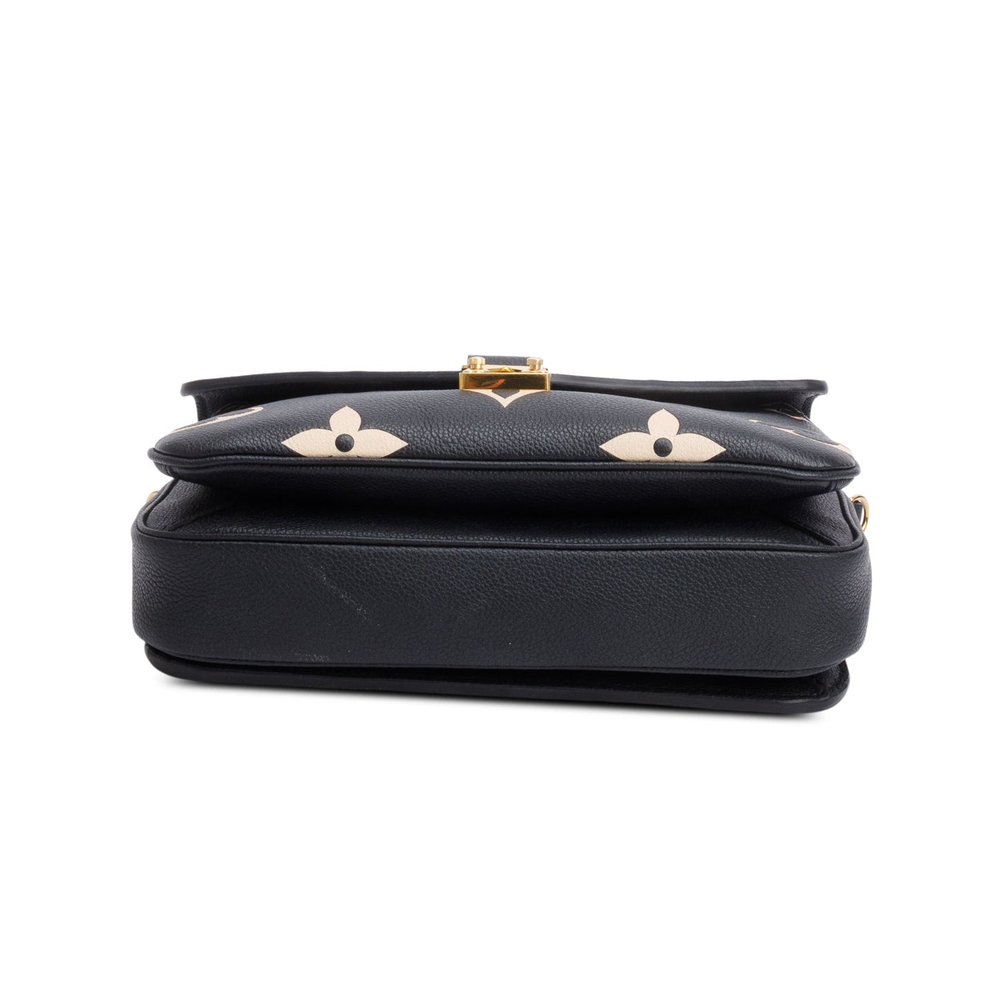 Louis Vuitton Black/Beige Bicolor Monogram Empreinte Leather Pochette Metis