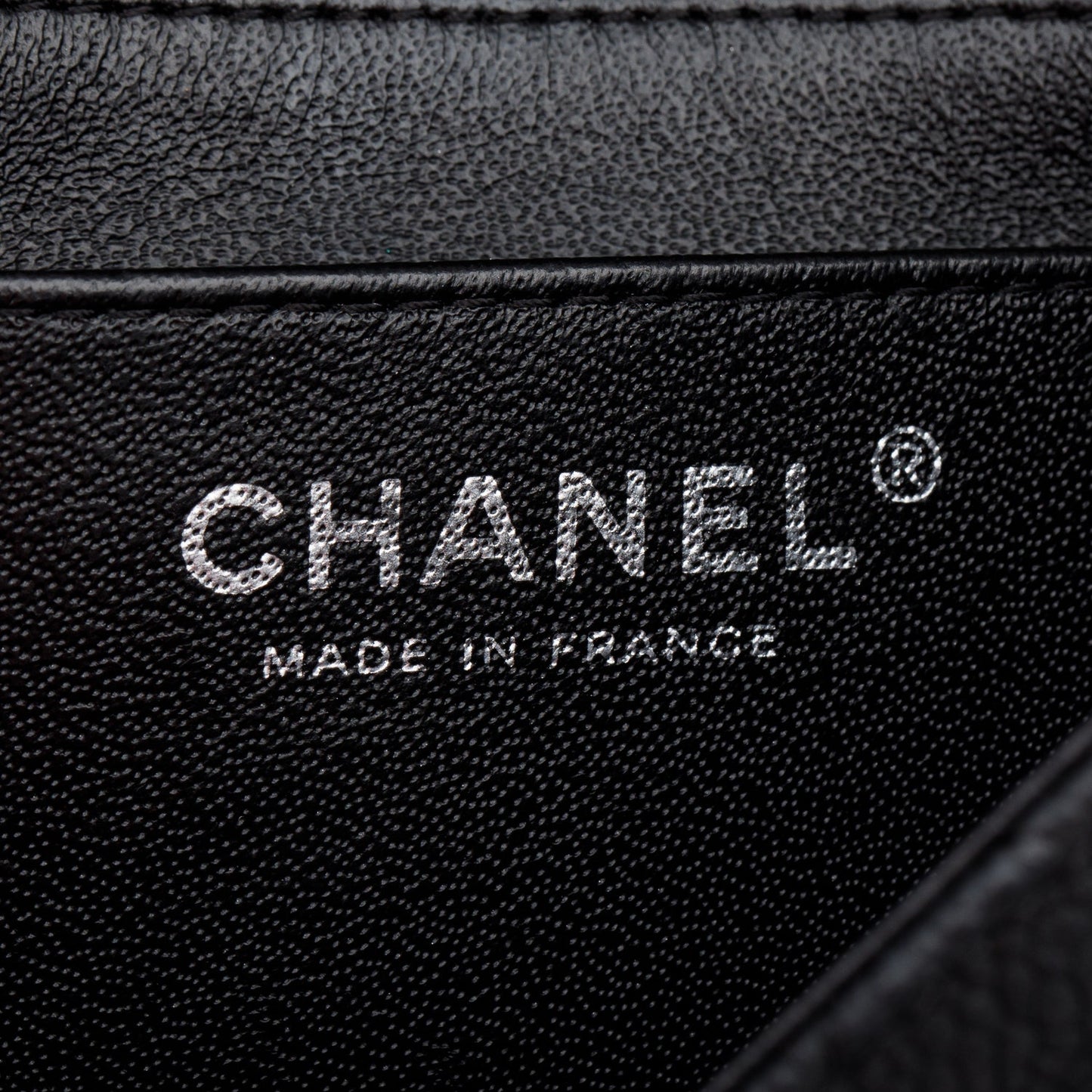 Chanel Black Quilted Matte Caviar Leather Classic Square Mini Flap Bag