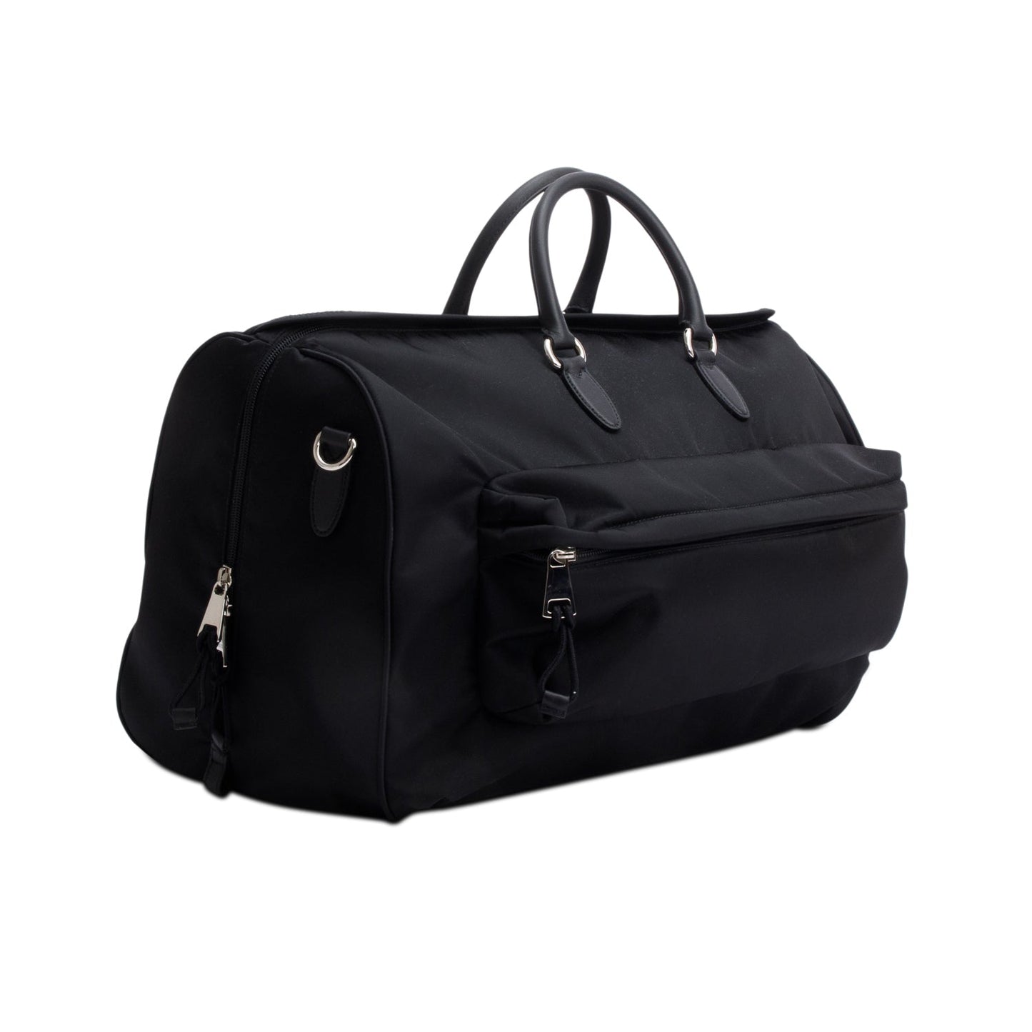 Gucci Black Nylon Web Large Duffle Bag