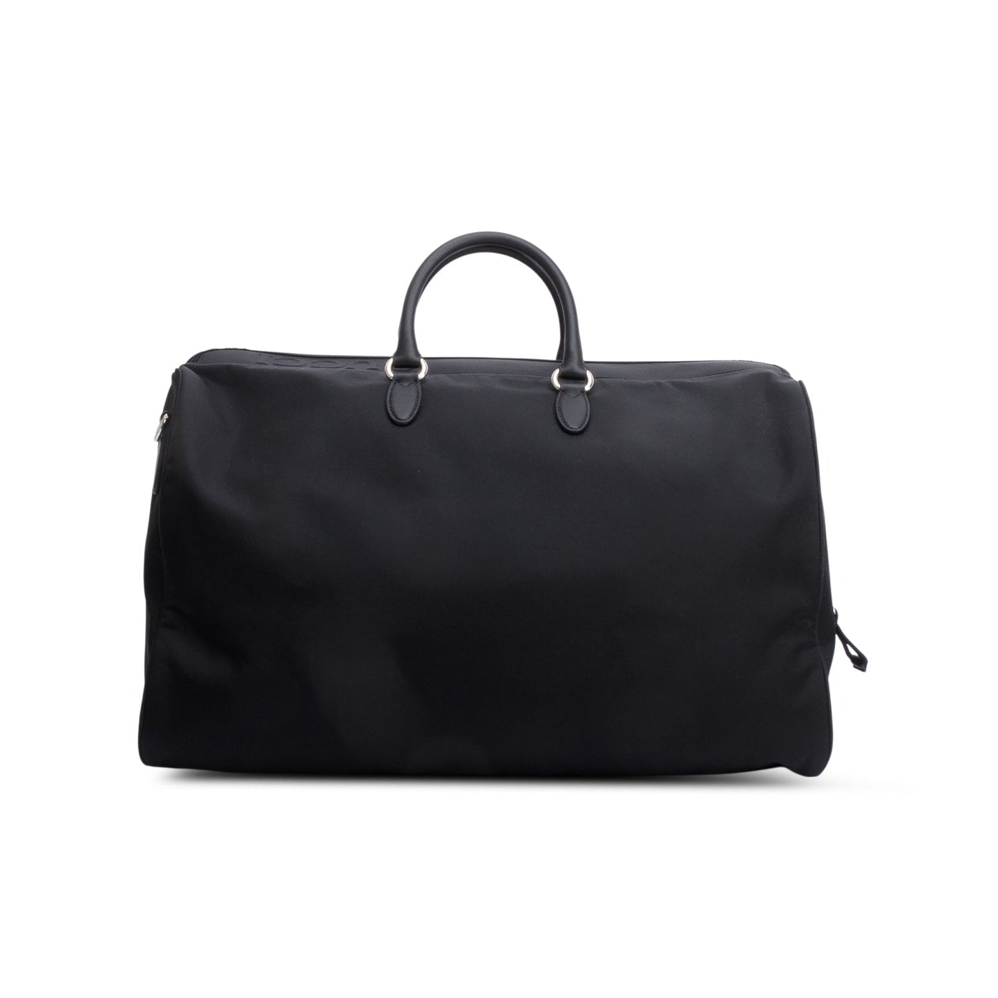 Gucci Black Nylon Web Large Duffle Bag