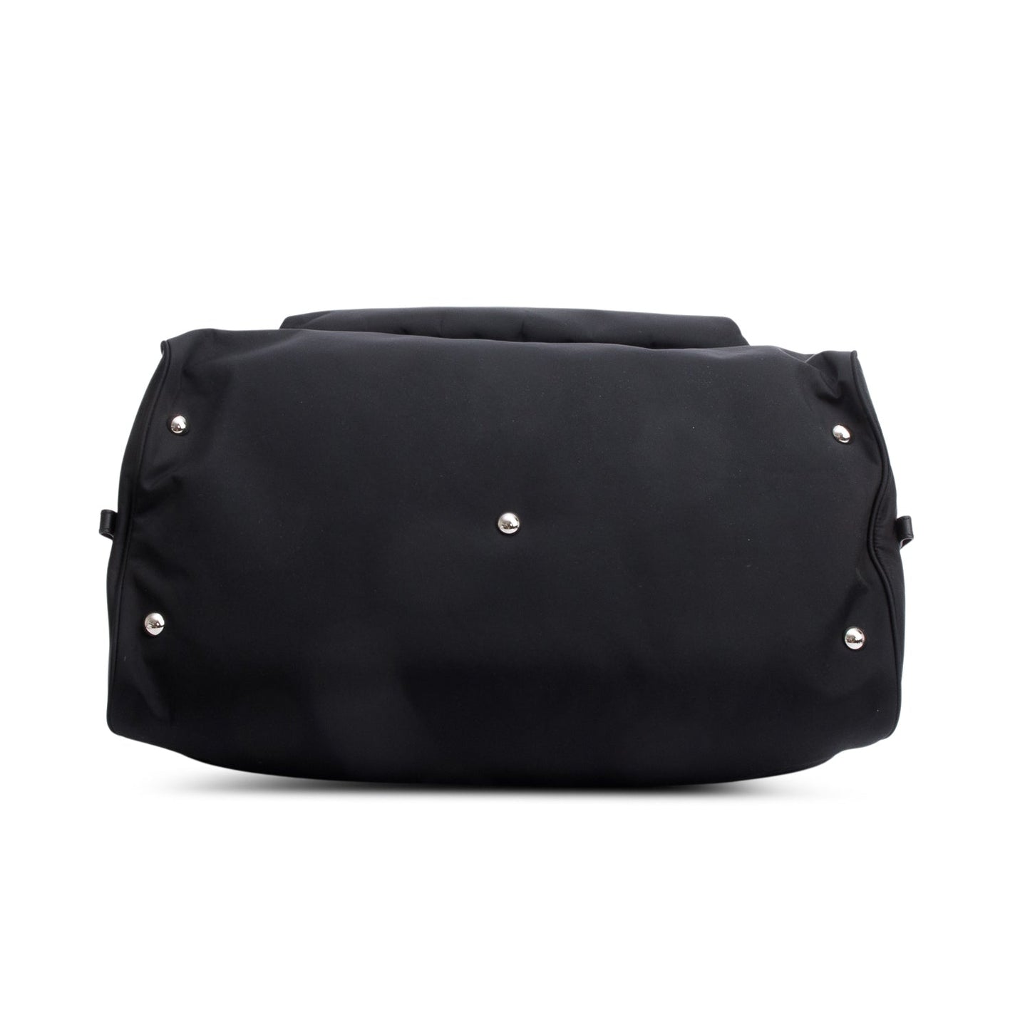 Gucci Black Nylon Web Large Duffle Bag