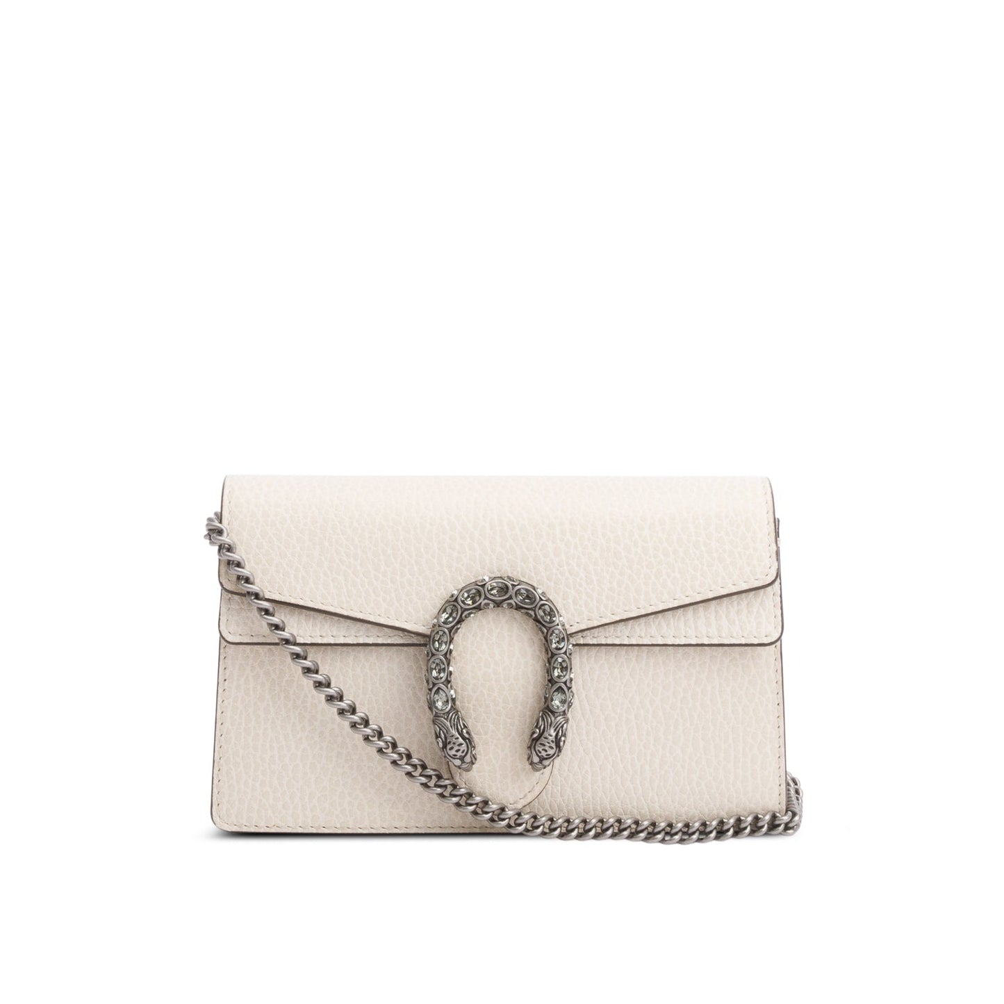 Gucci Dionysus White Leather Dionysus Super Mini Bag