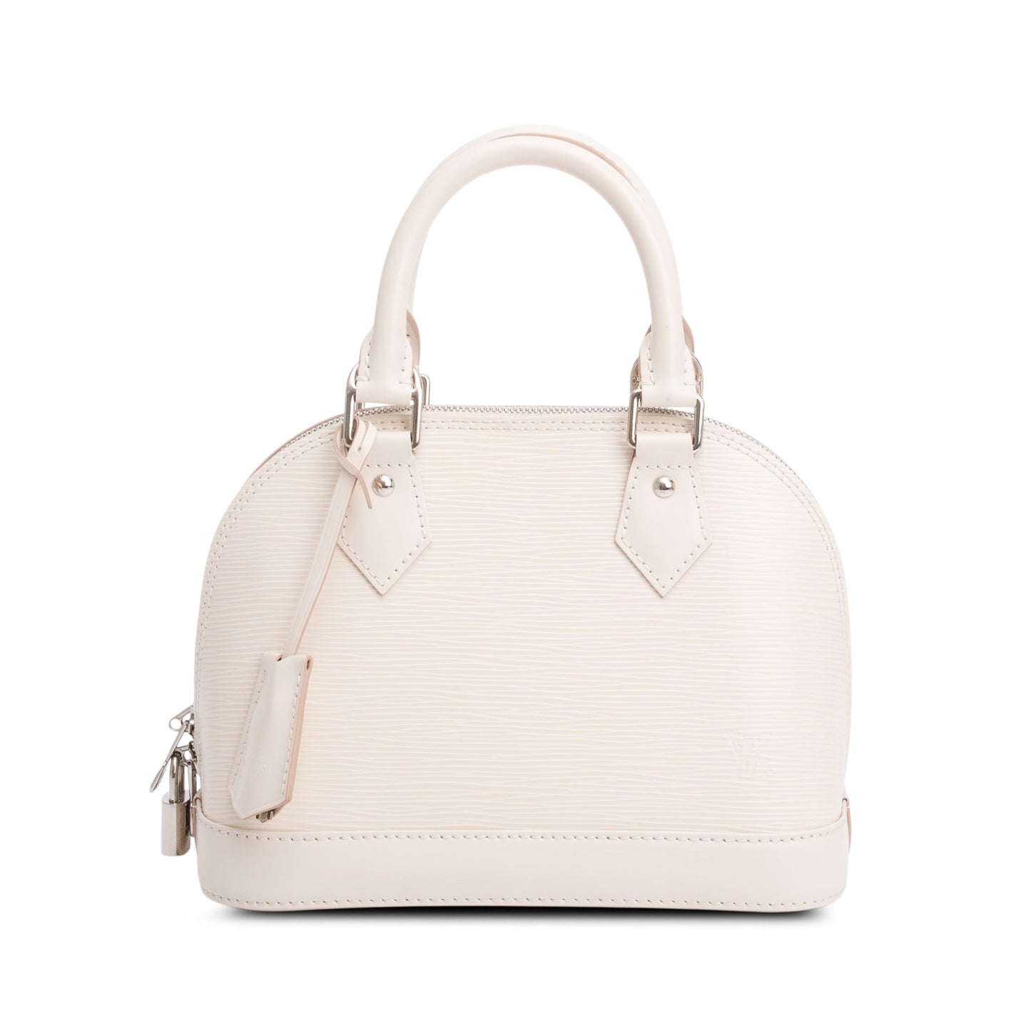 Louis Vuitton White Epi Leather Alma BB