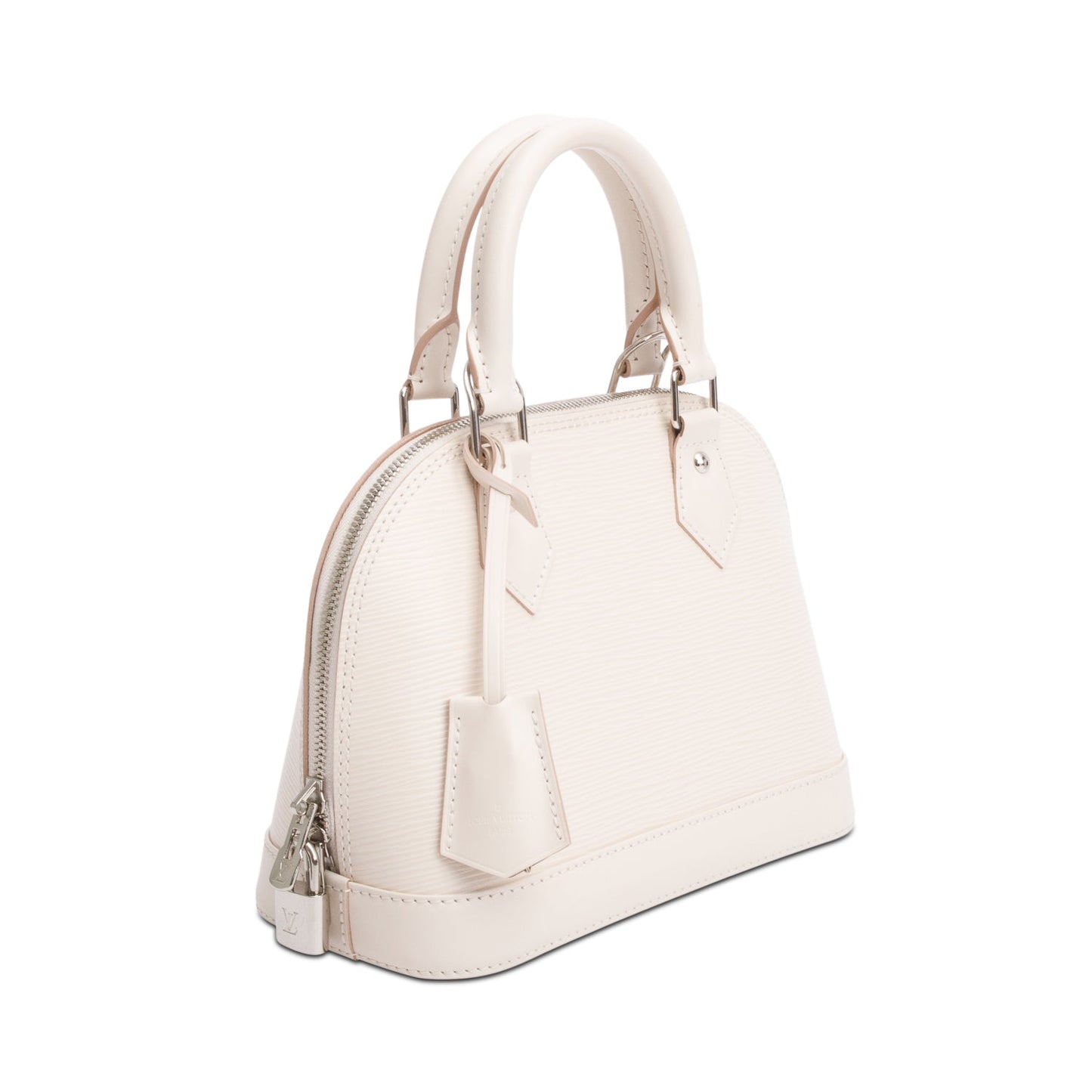 Louis Vuitton White Epi Leather Alma BB